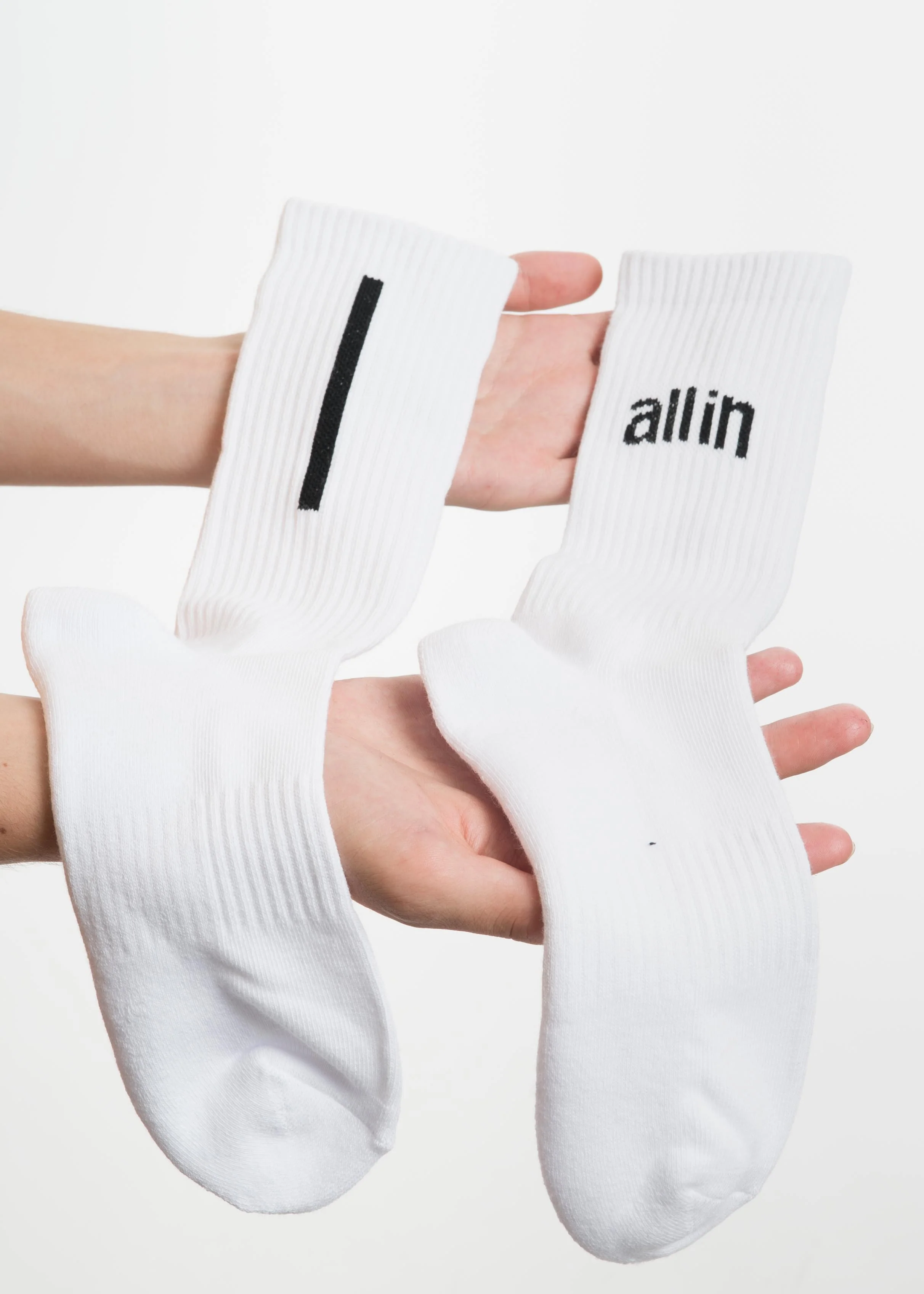 White Arc Logo Socks