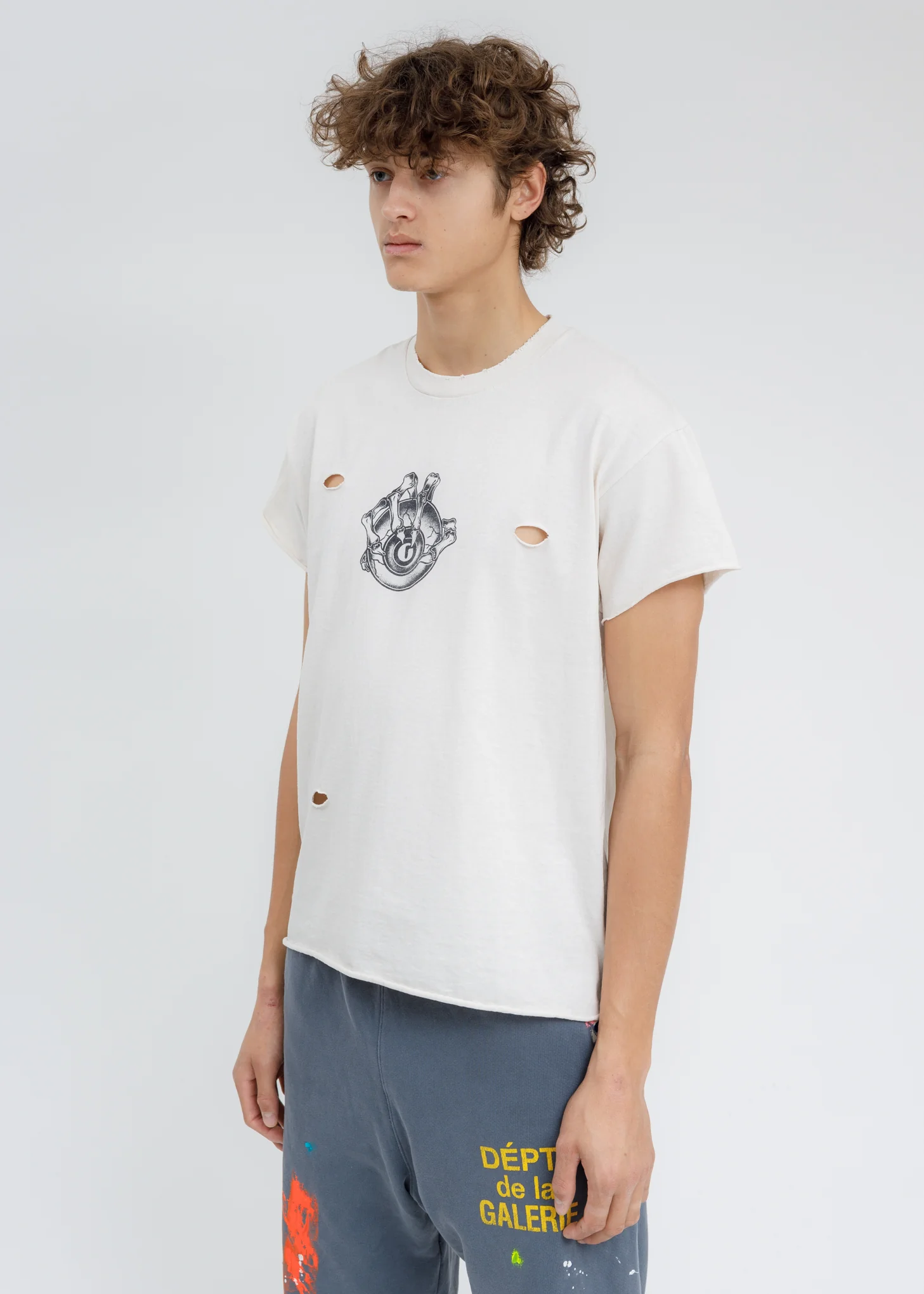 White ATK CLAW T-Shirt - Image 3