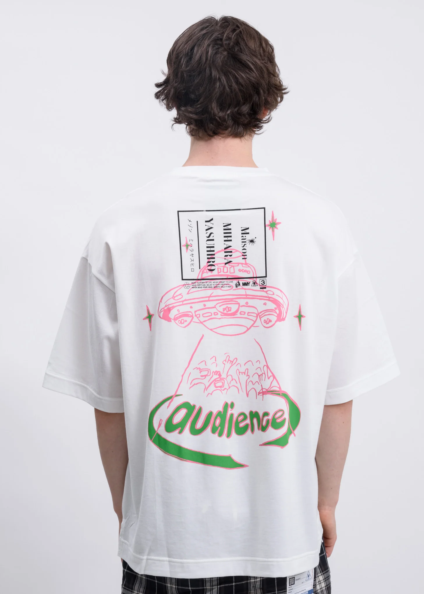 White Audience Printed T-Shirt - Image 2