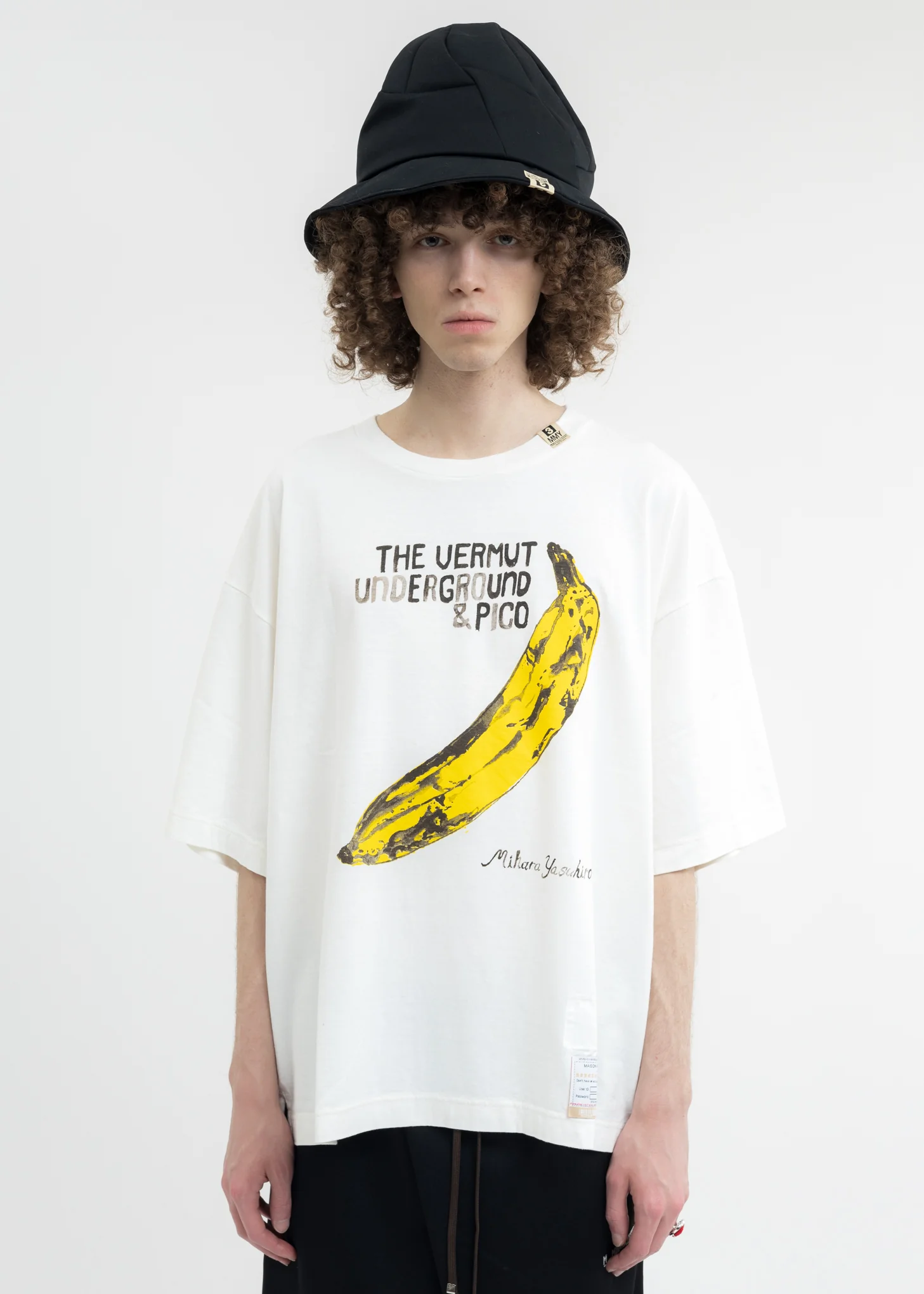 White Banana Printed T-Shirt