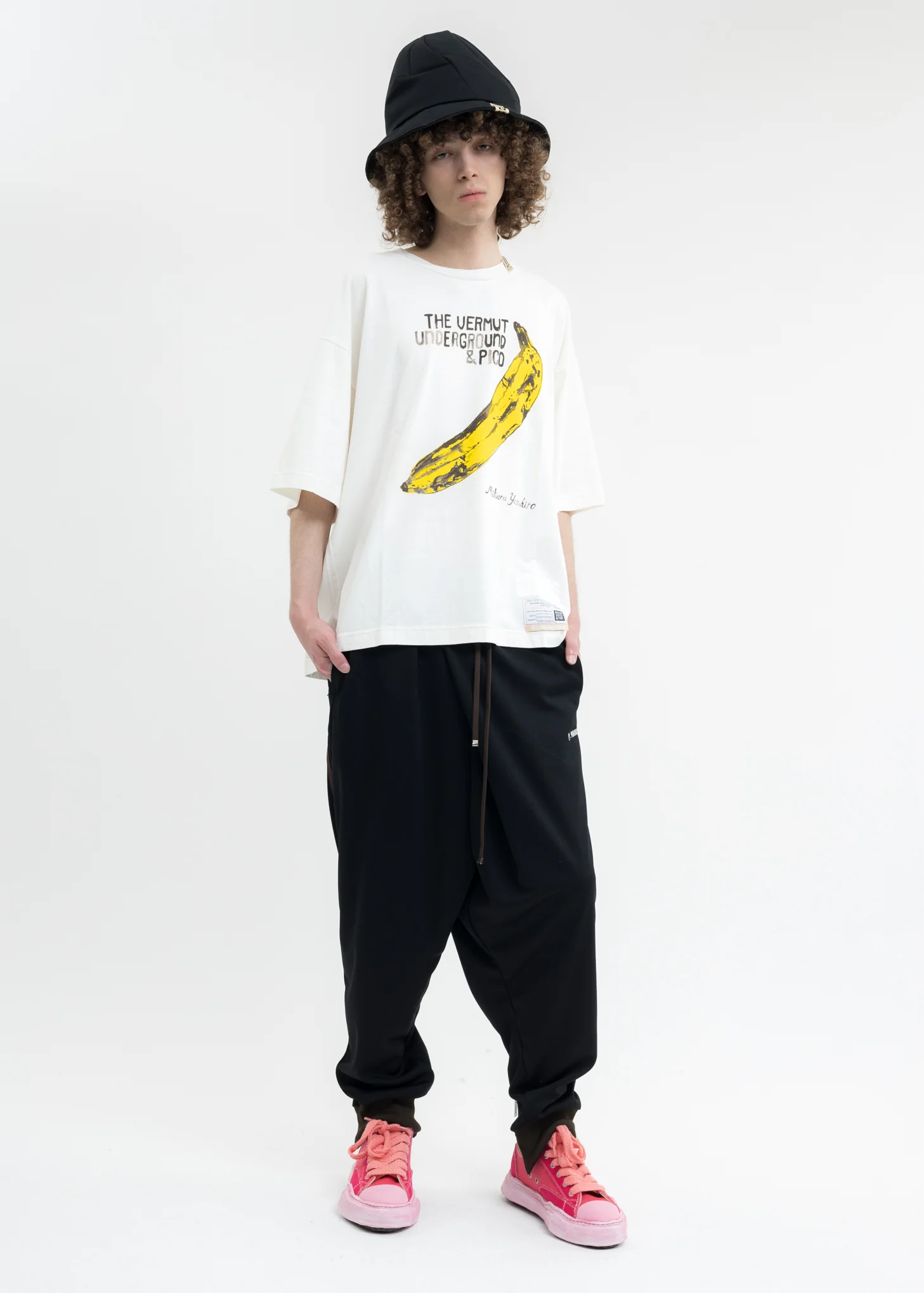 White Banana Printed T-Shirt - Image 5