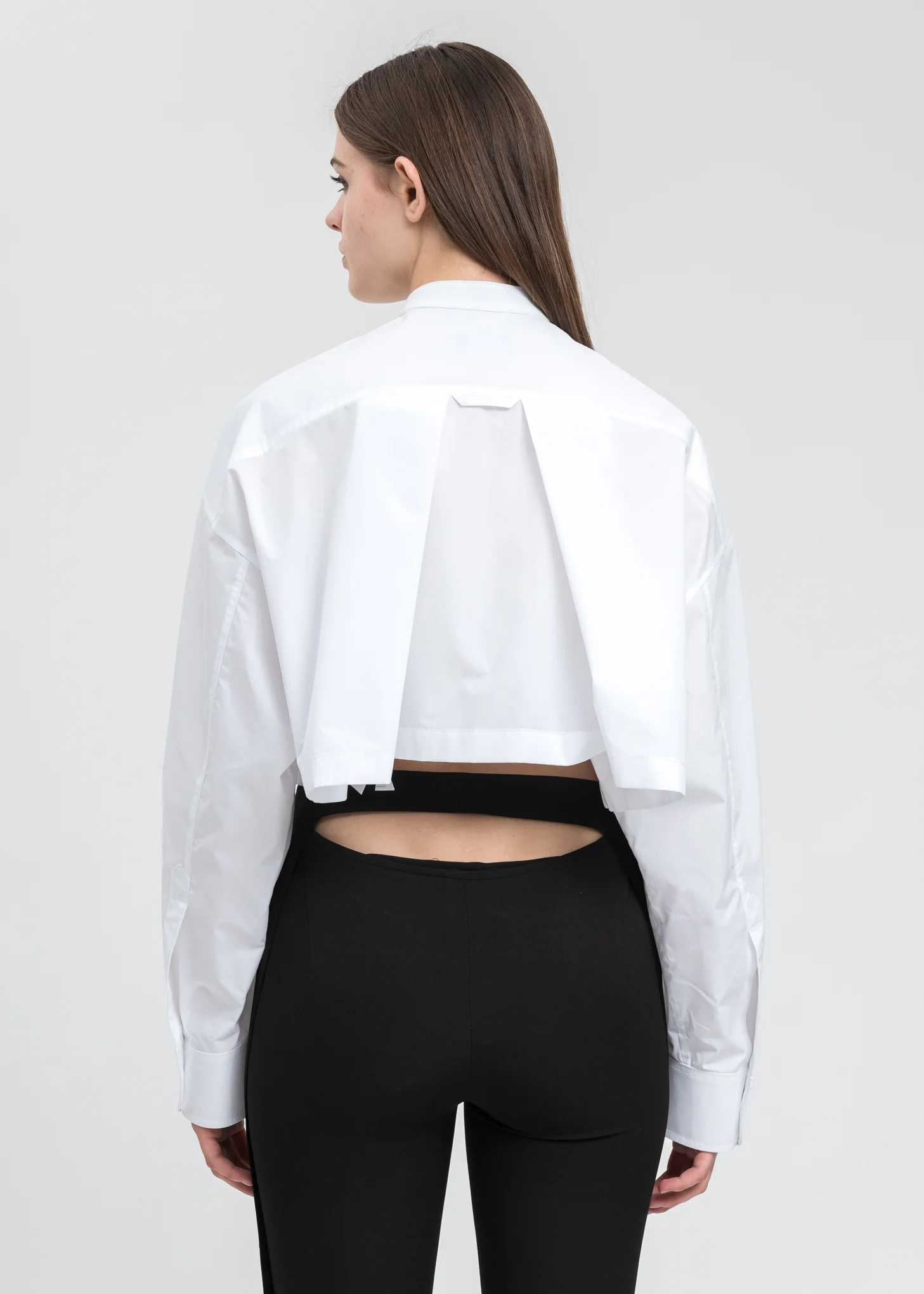 White Band Collar Shirt - Image 2