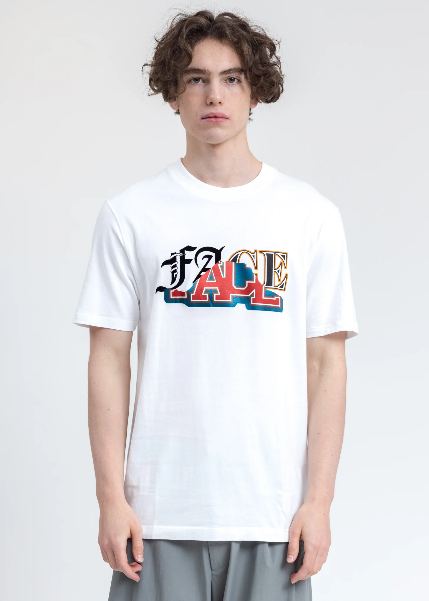 White  Basic Logo Tee