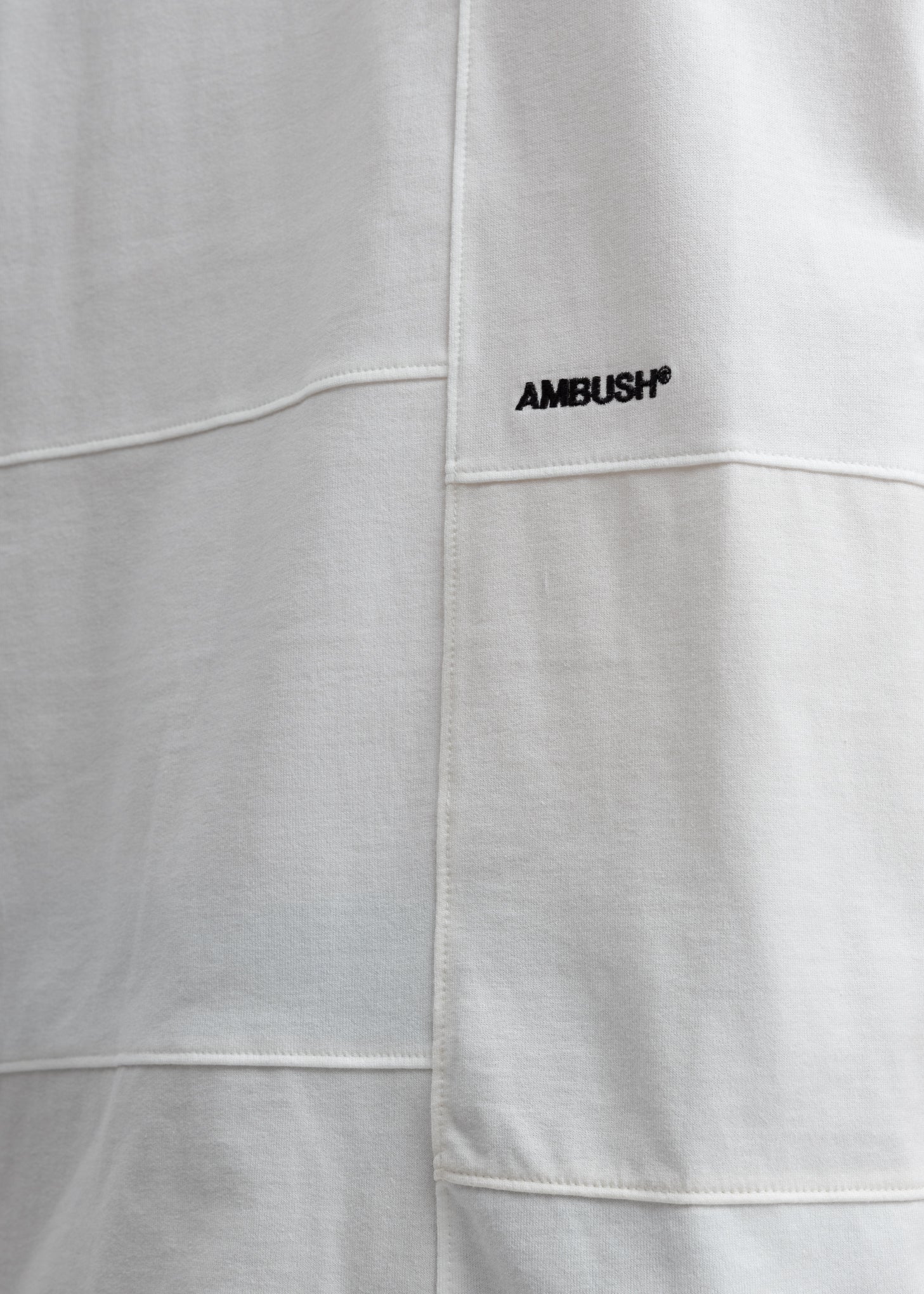 White Block Panel T-Shirt - Image 2