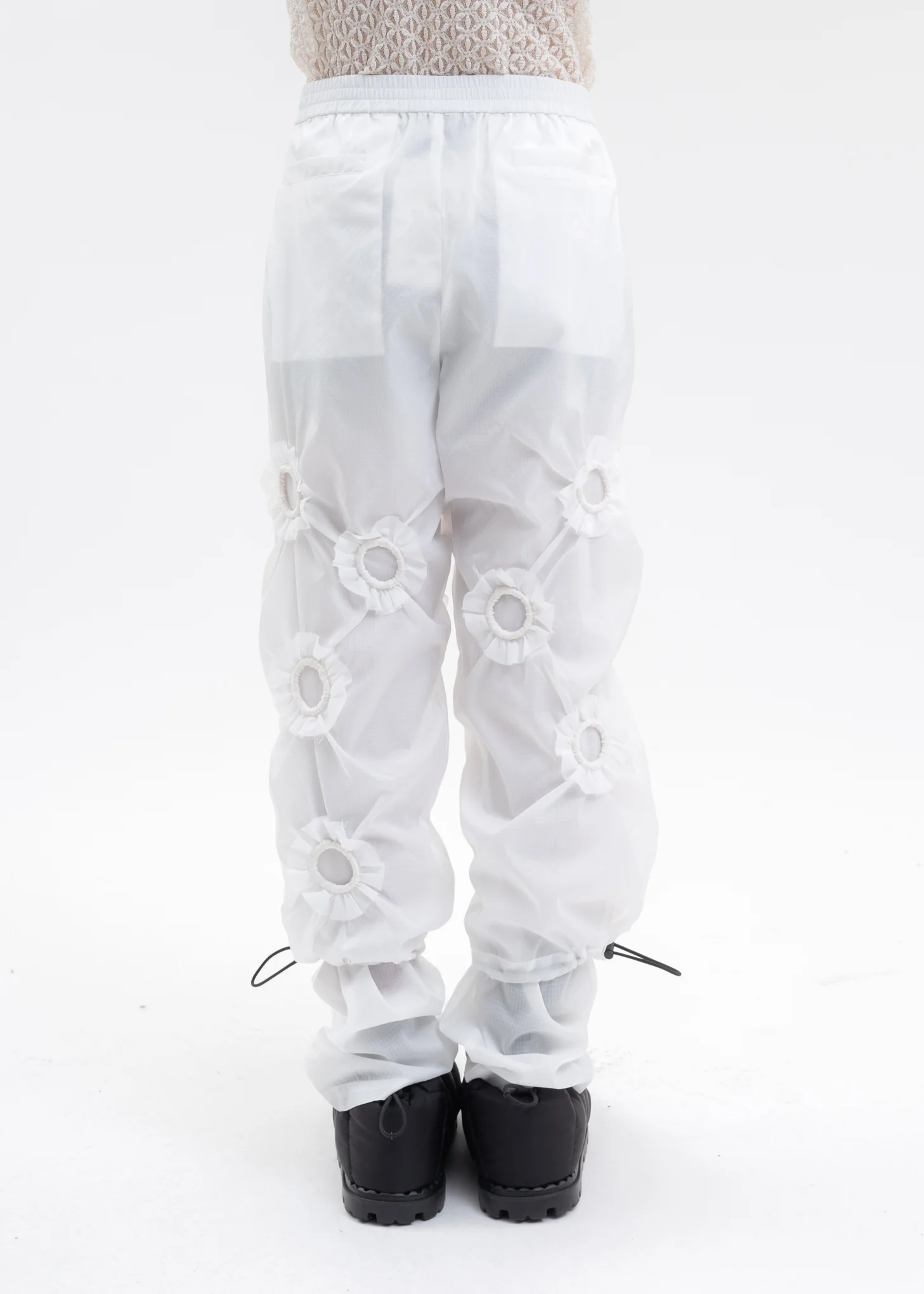 SNOW WHITE BLOOM TRACK PANTS - Image 2
