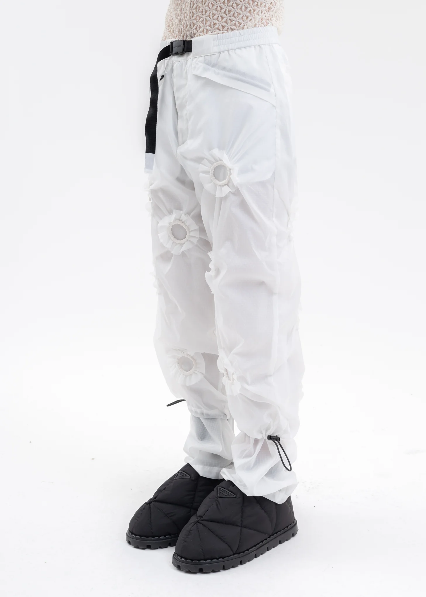 SNOW WHITE BLOOM TRACK PANTS - Image 3