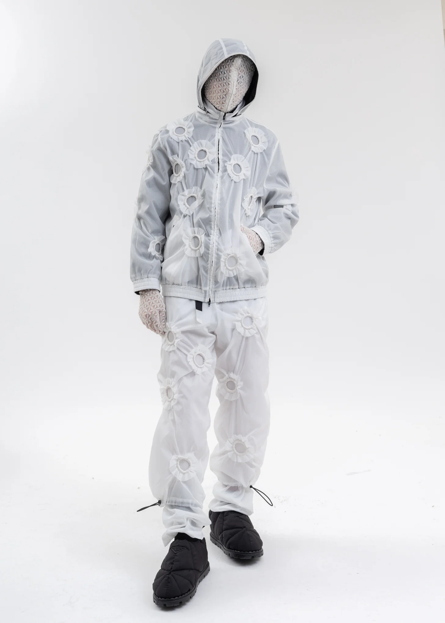 SNOW WHITE BLOOM TRACK PANTS - Image 8