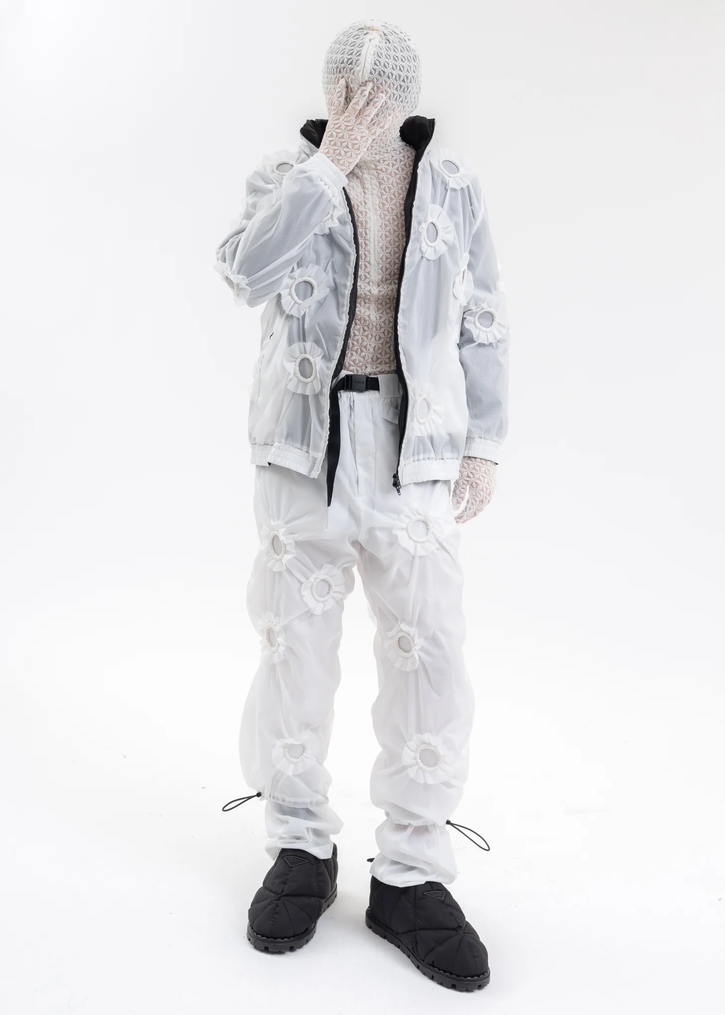 SNOW WHITE BLOOM TRACK PANTS - Image 9