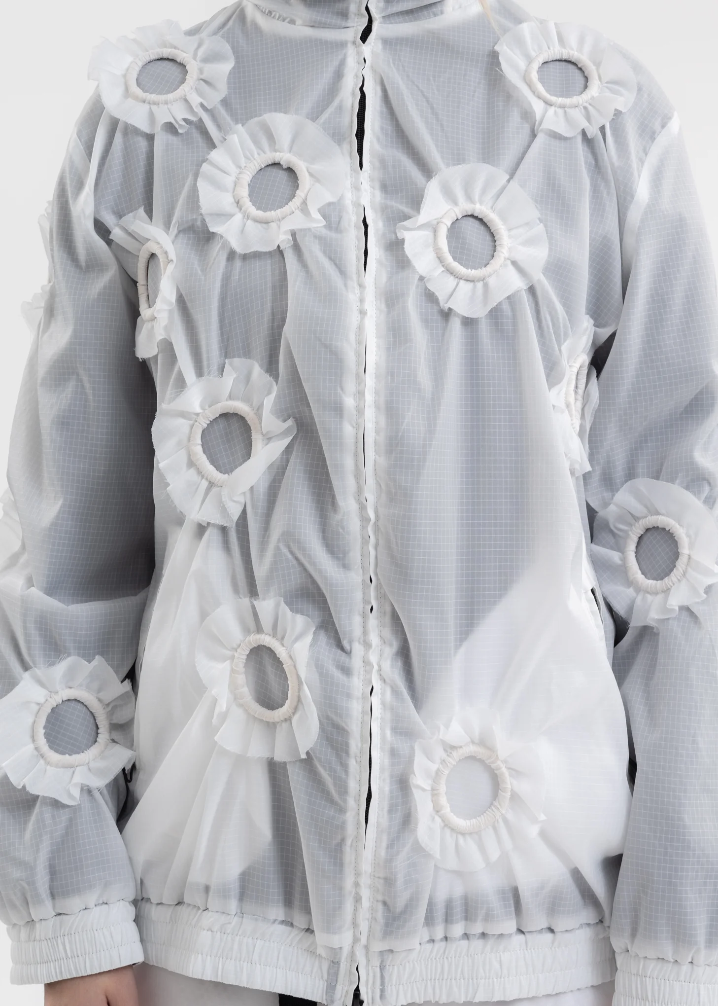 WHITE BLOOM WINDBREAKER - Image 4