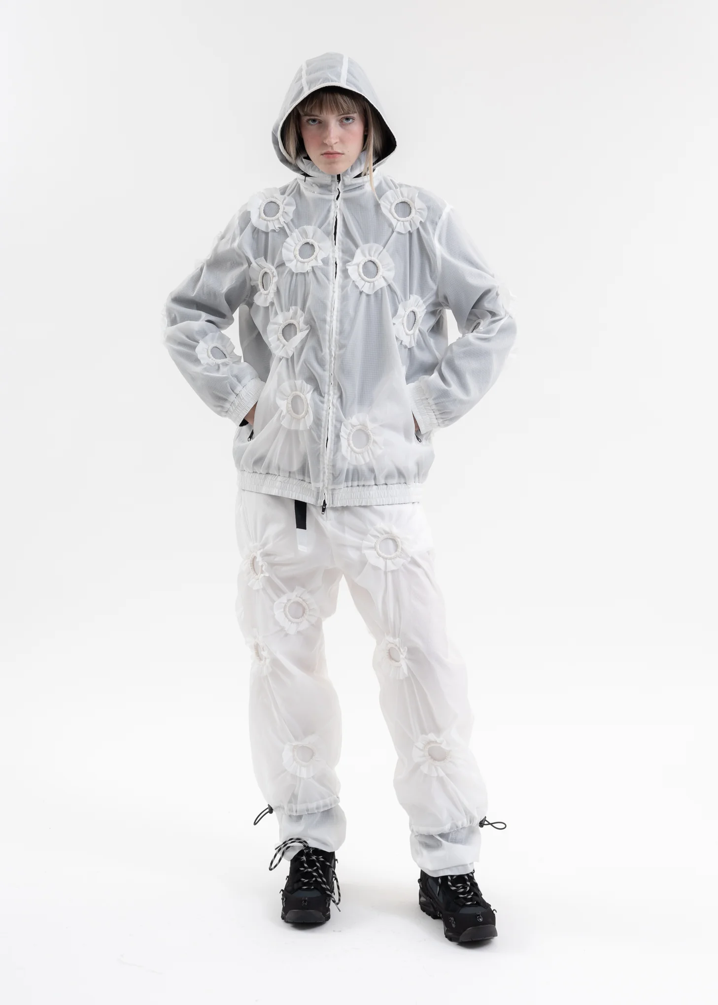 WHITE BLOOM WINDBREAKER - Image 5