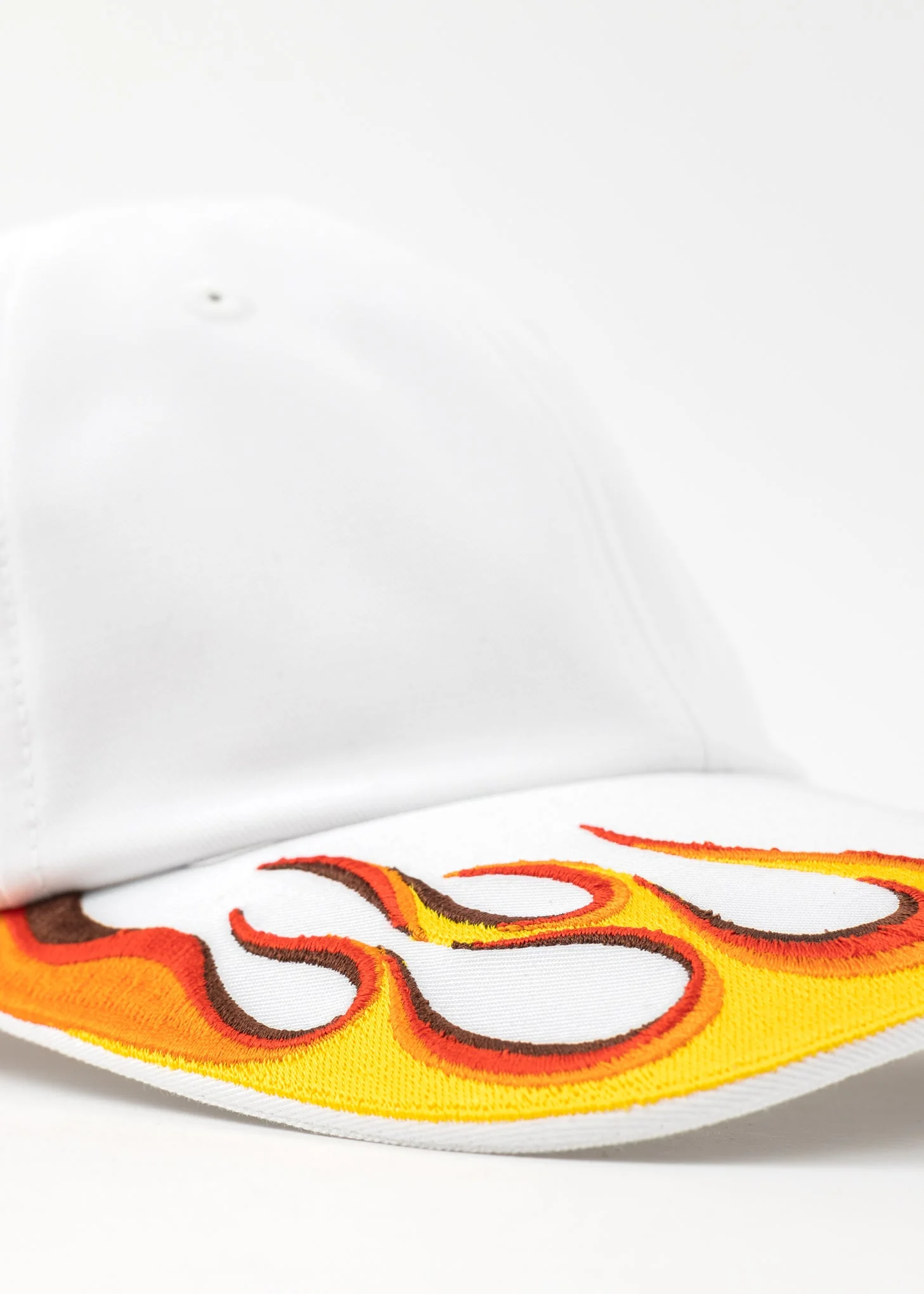 White BOOSTER FLAMING Cap - Image 5