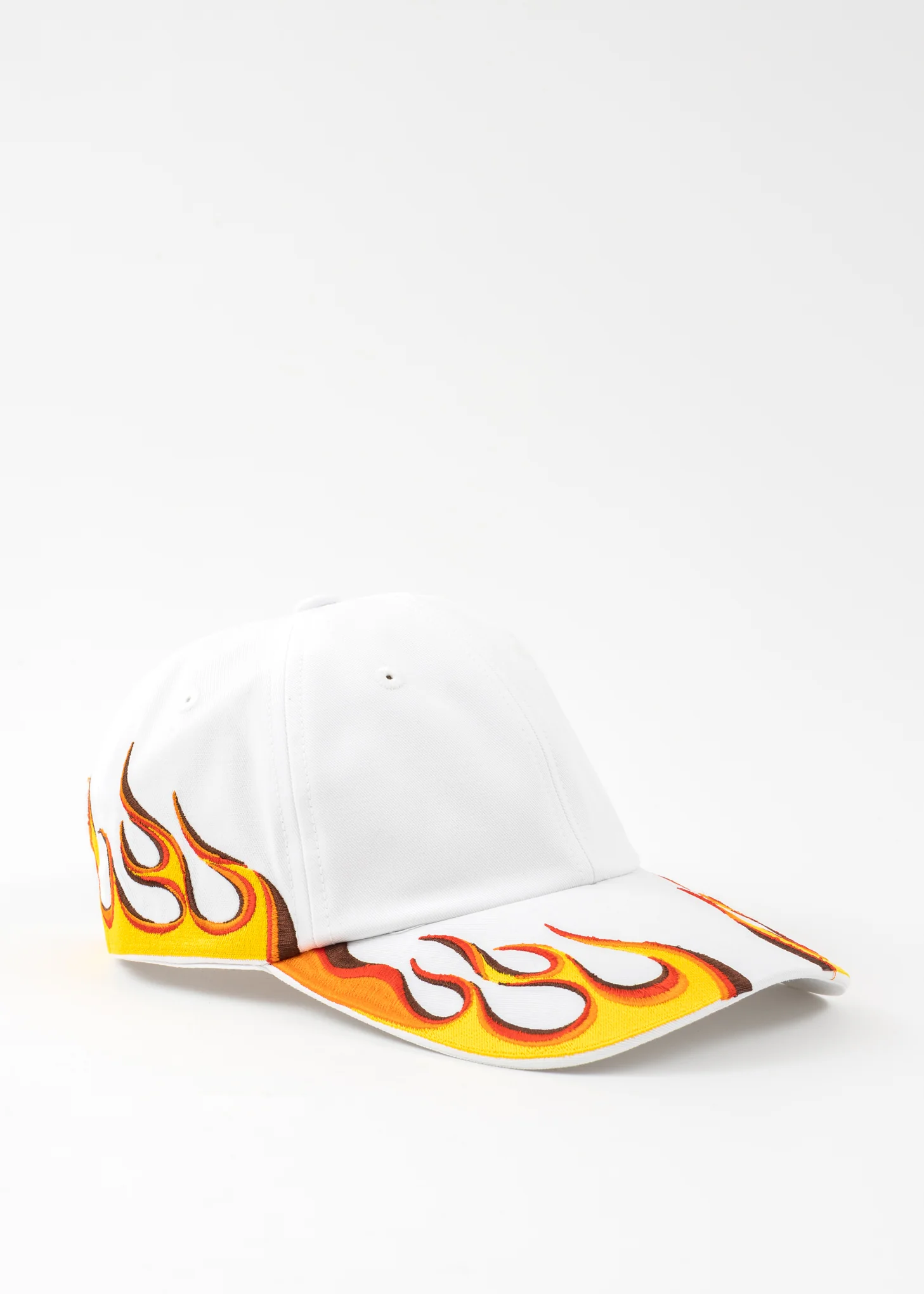 White BOOSTER FLAMING Cap - Image 3