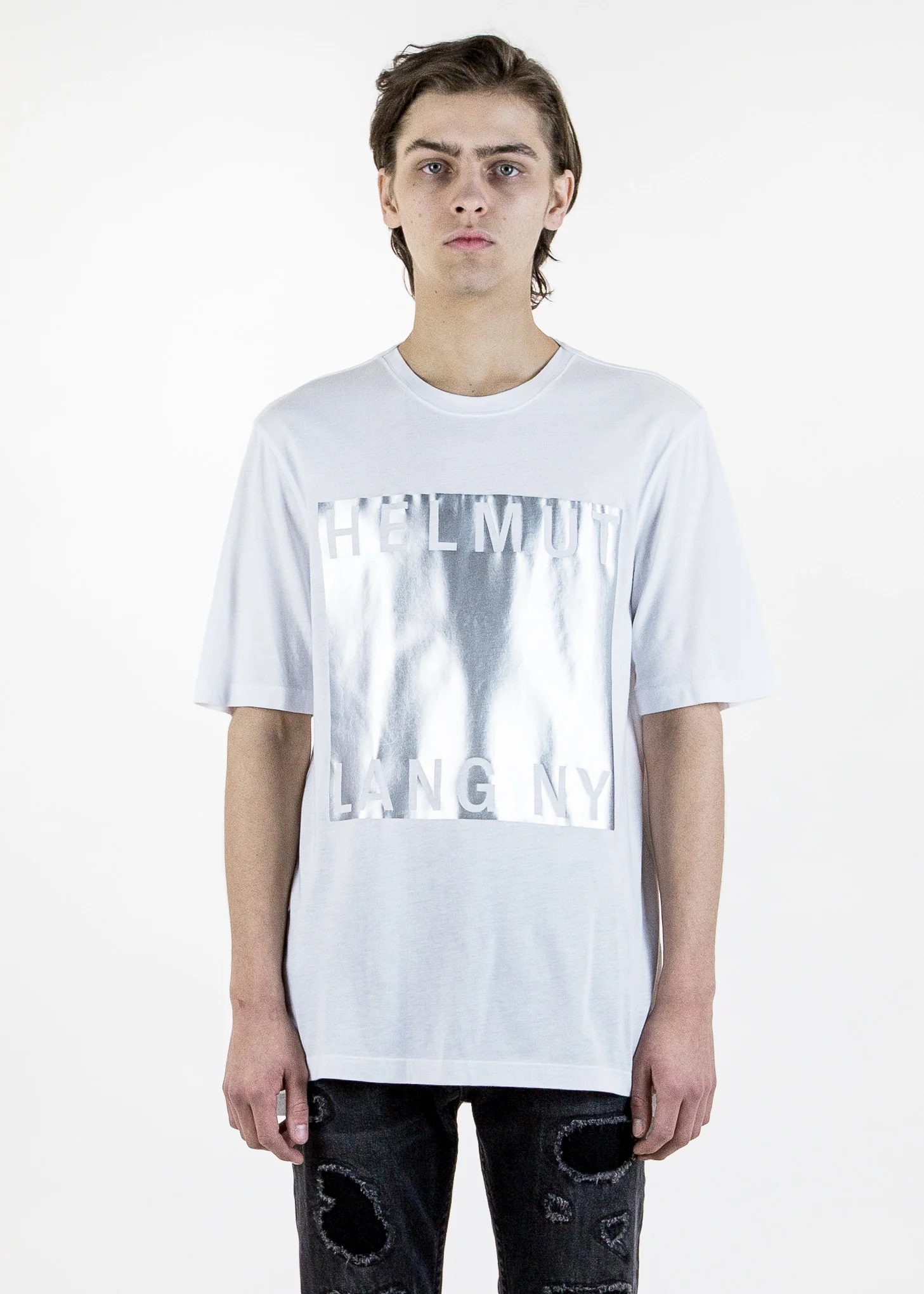 White Box Film Print T-Shirt