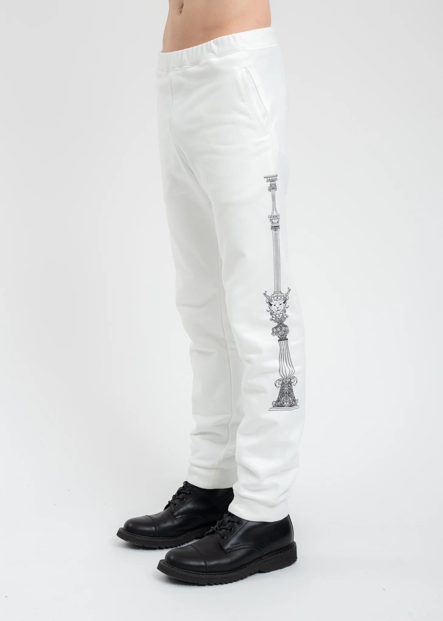White Building Sweatpants
