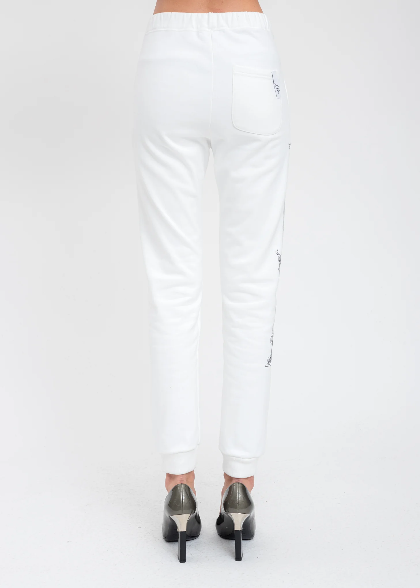 White Building Sweatpants - Image 4