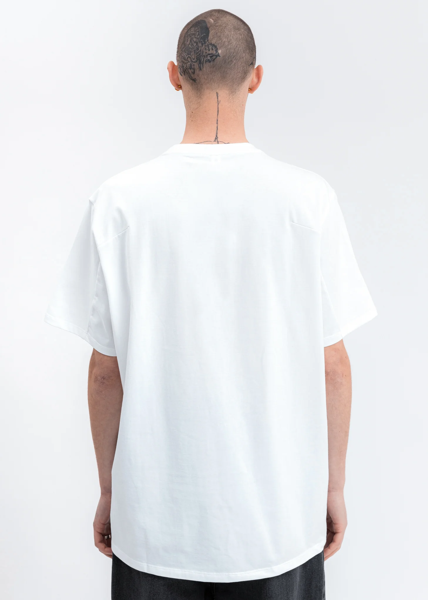 White Cake Embroidery T-Shirt - Image 4