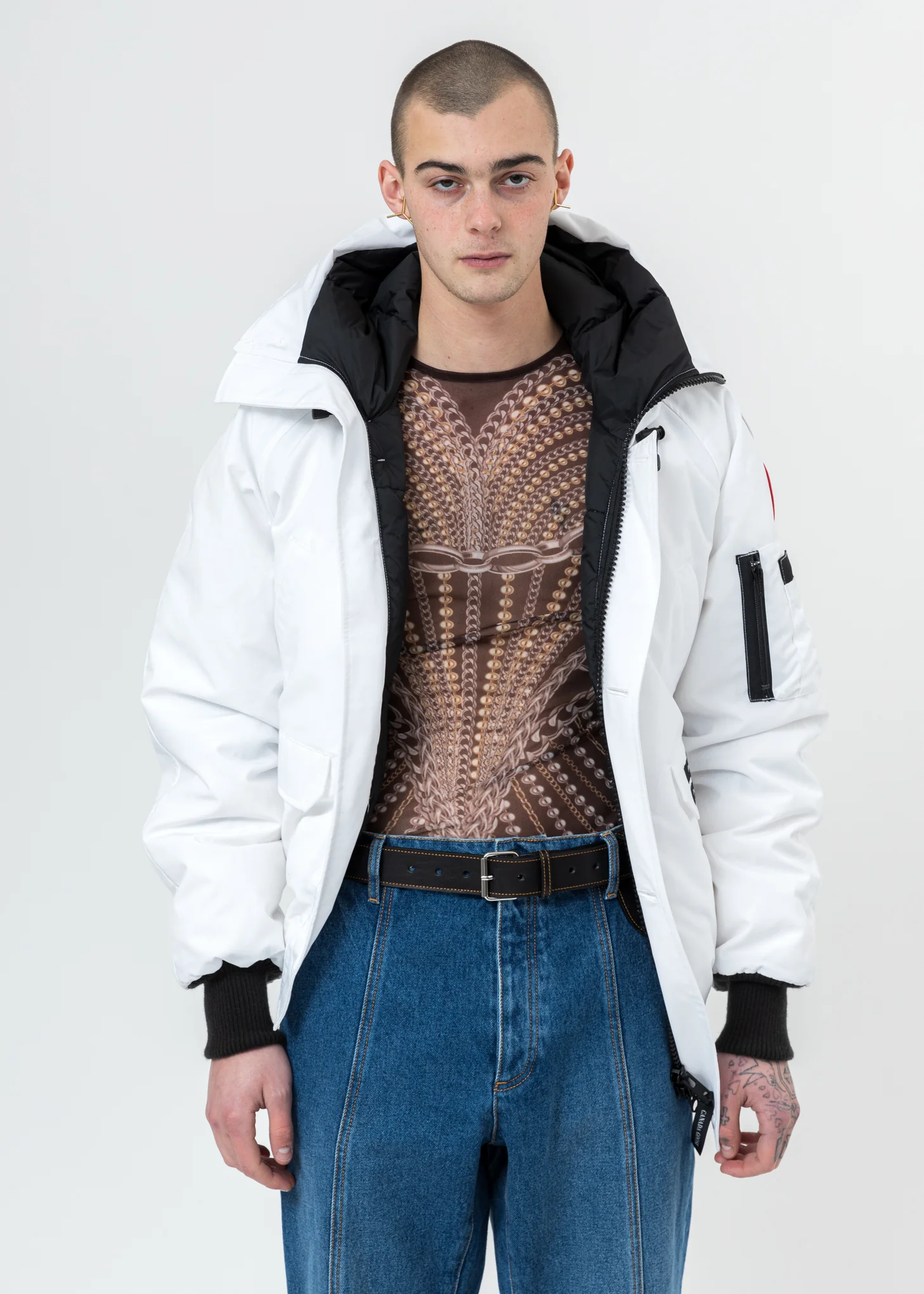 White Canada Goose Edition Down Chilliwack Jacket - Image 10