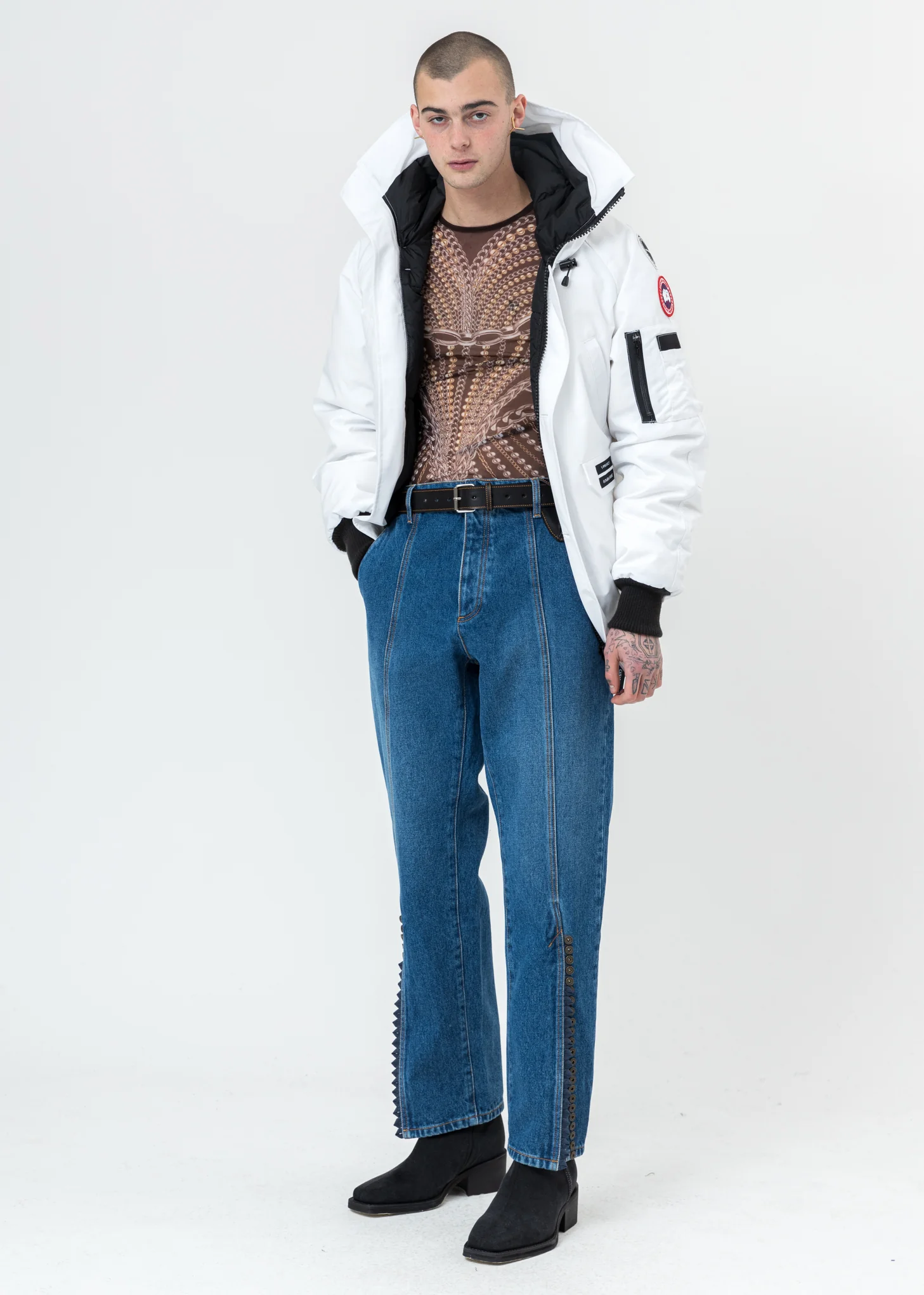 White Canada Goose Edition Down Chilliwack Jacket - Image 11