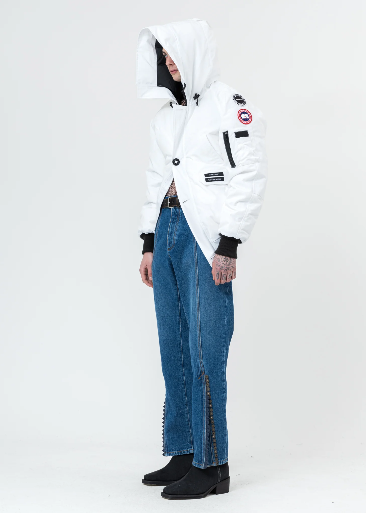 White Canada Goose Edition Down Chilliwack Jacket - Image 9