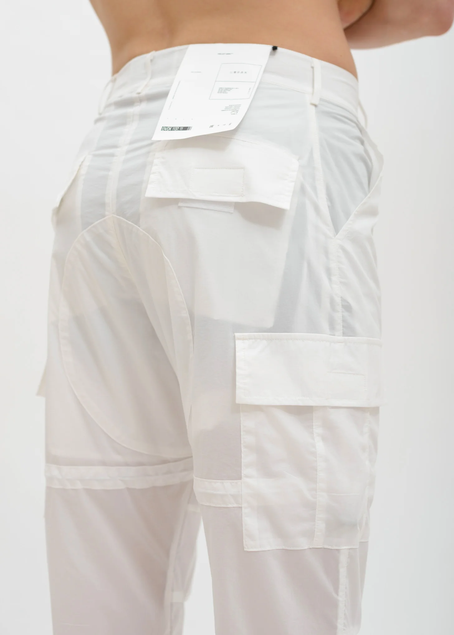 White Cargo Pants - Image 5
