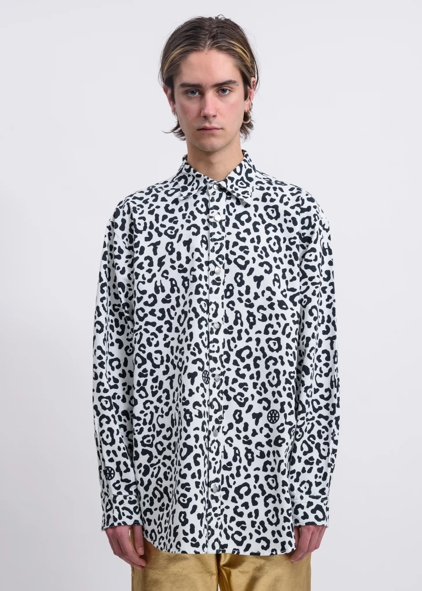 White Chaos Leopard Shirt