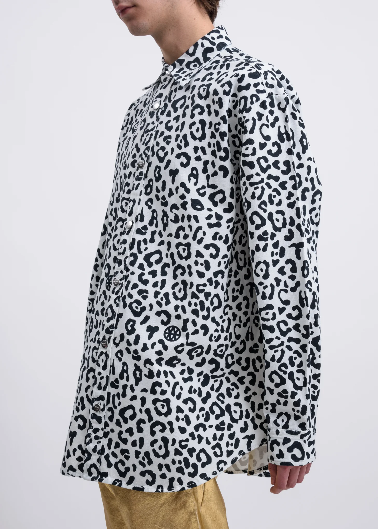 White Chaos Leopard Shirt - Image 2