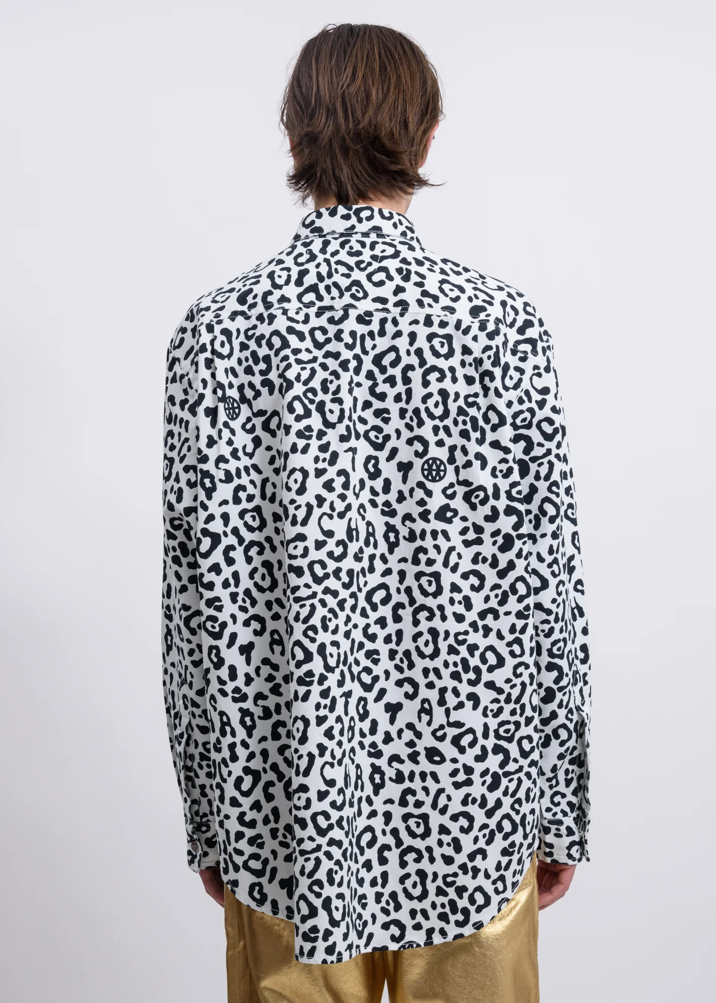 White Chaos Leopard Shirt - Image 3