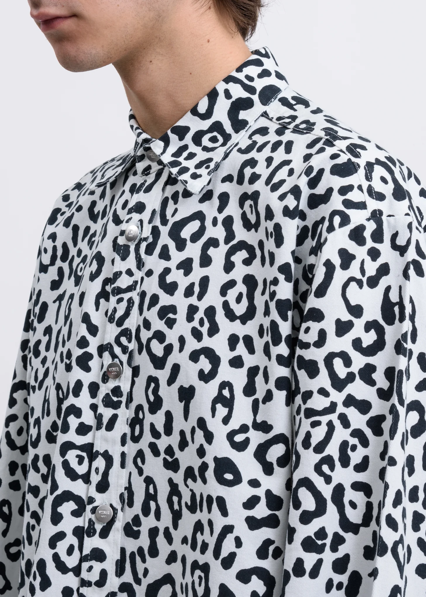 White Chaos Leopard Shirt - Image 4