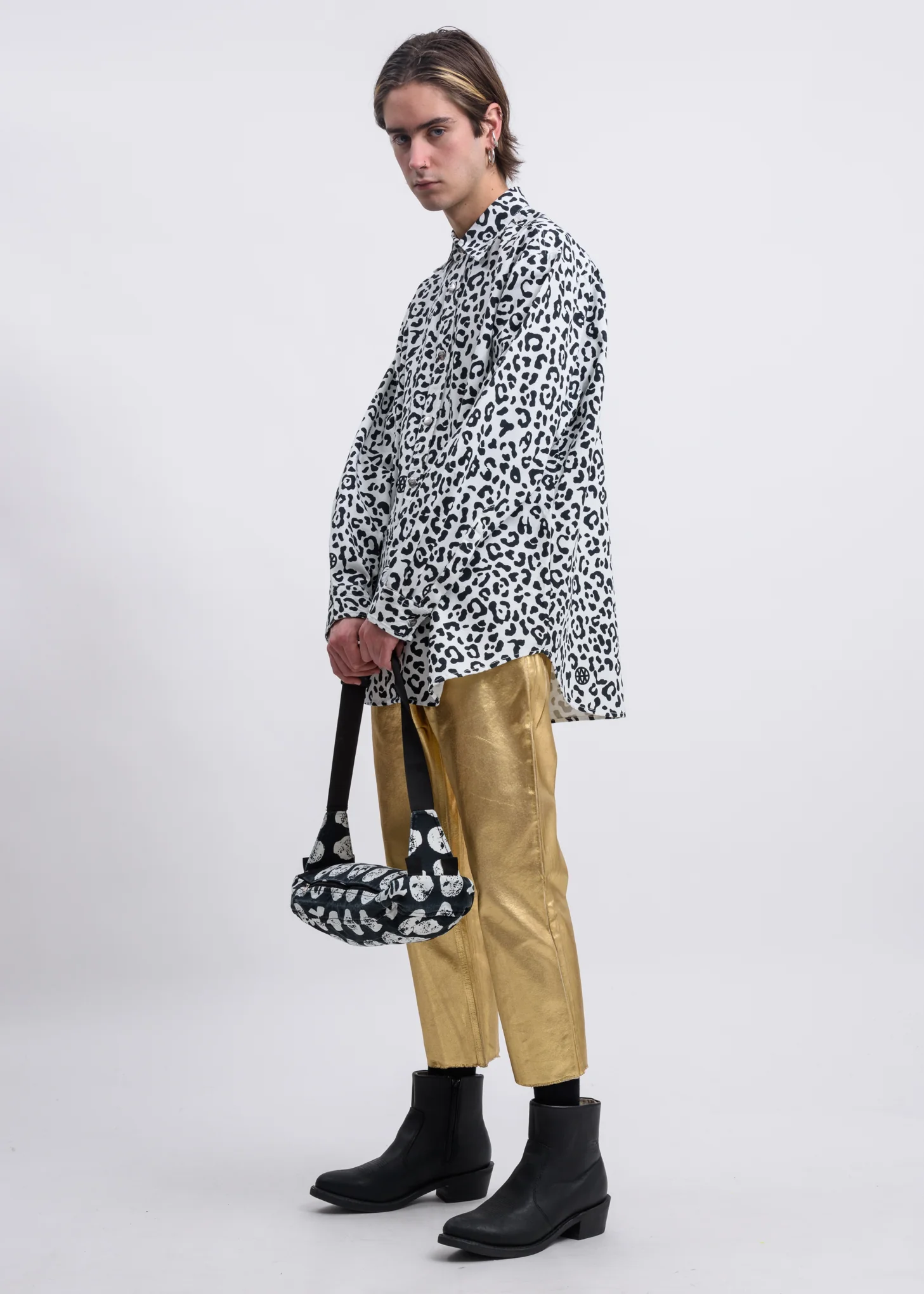 White Chaos Leopard Shirt - Image 5