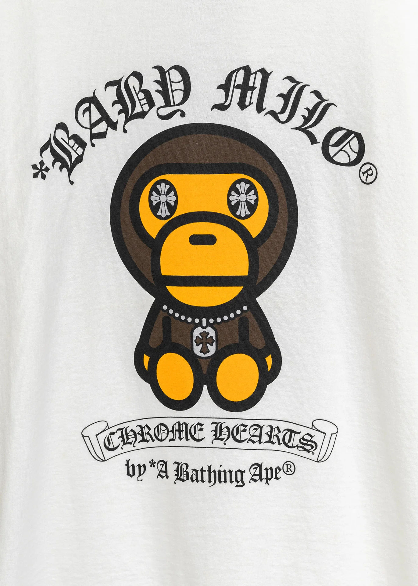 White Chrome Hearts x A Bathing Ape T-Shirt - Image 3