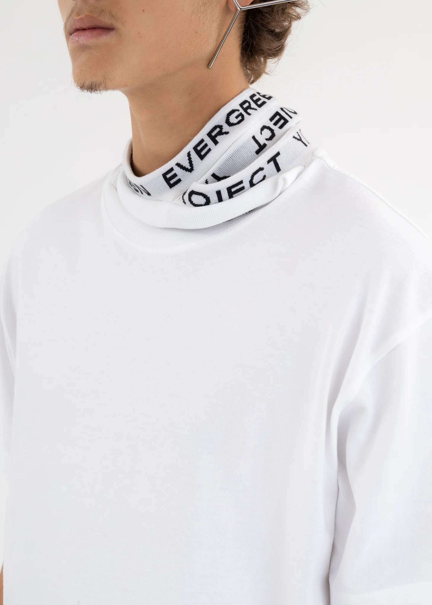 WHITE CLASSIC THREE COLLAR T-SHIRT - Image 7