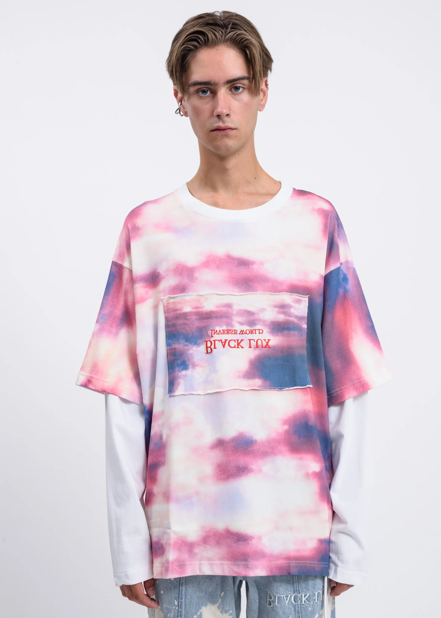 White Clouds Double Layer Long Sleeve