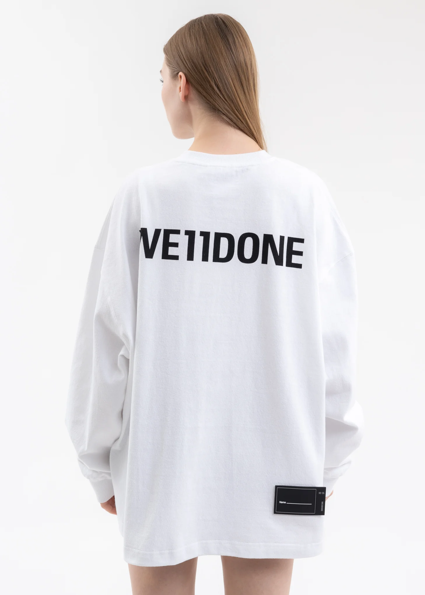 WHITE COLOR MOVIE COLLAGE LONG-SLEEVED T-SHIRT - Image 2