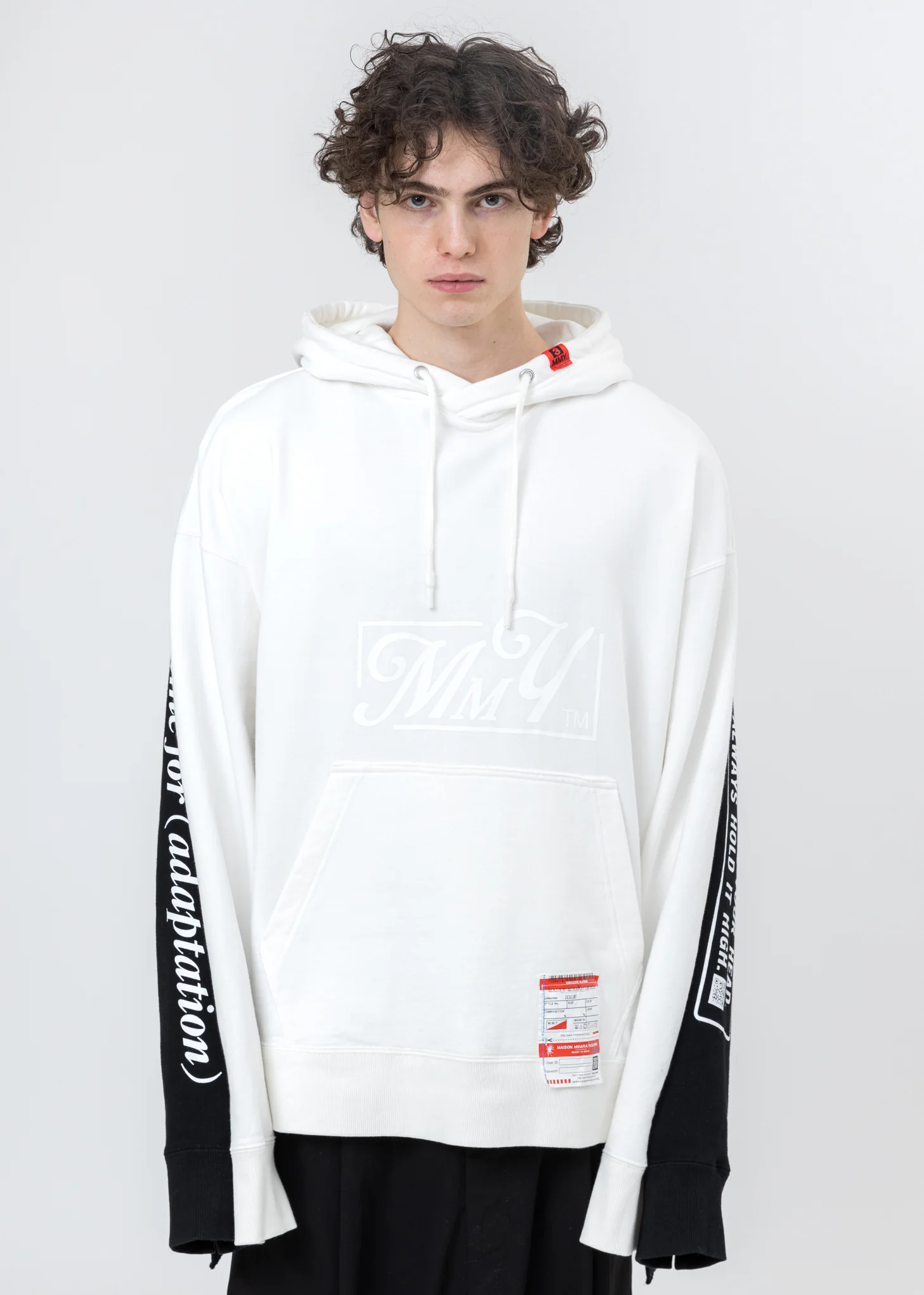 White Combined Hoodie