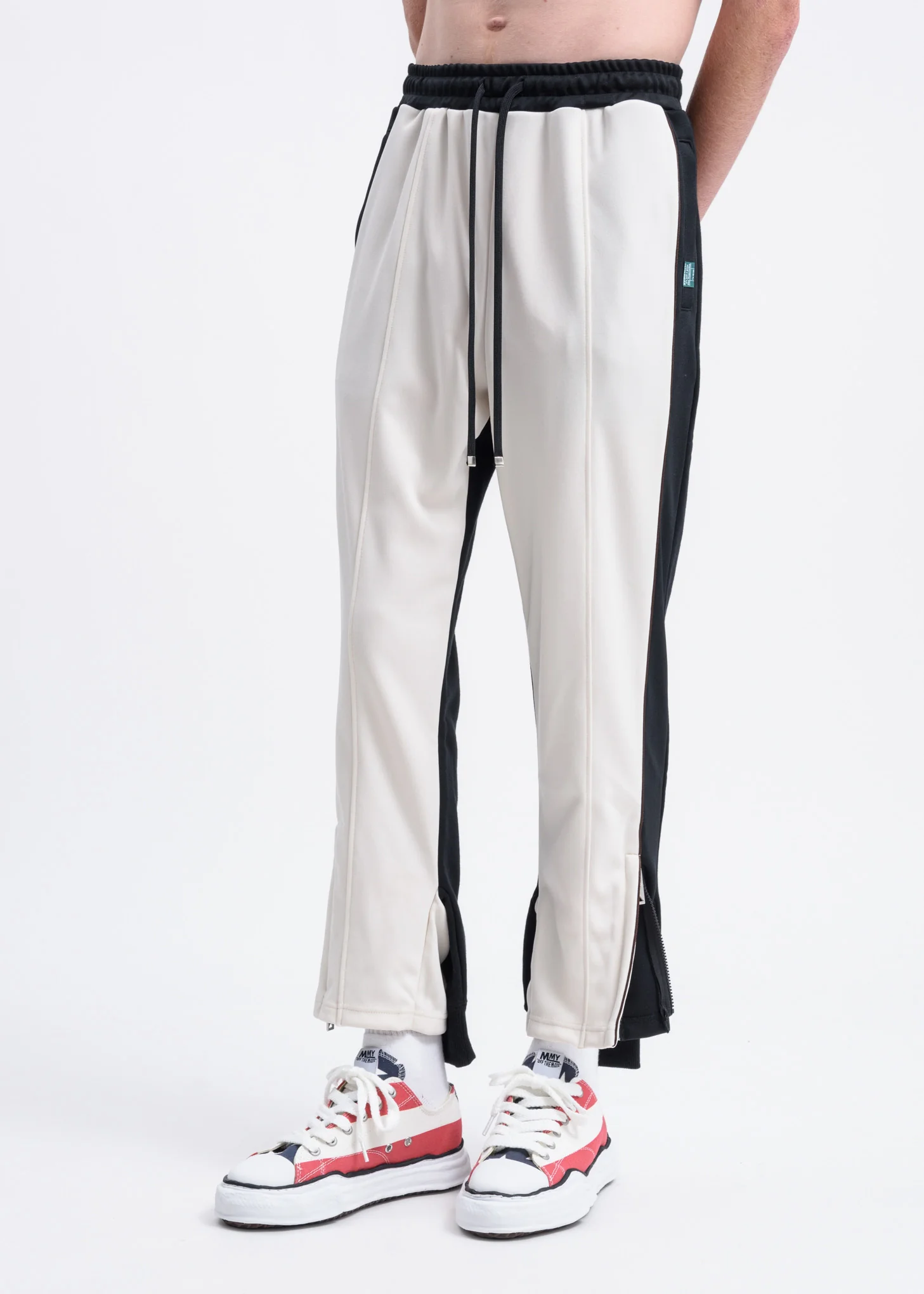White Combined Track Pants