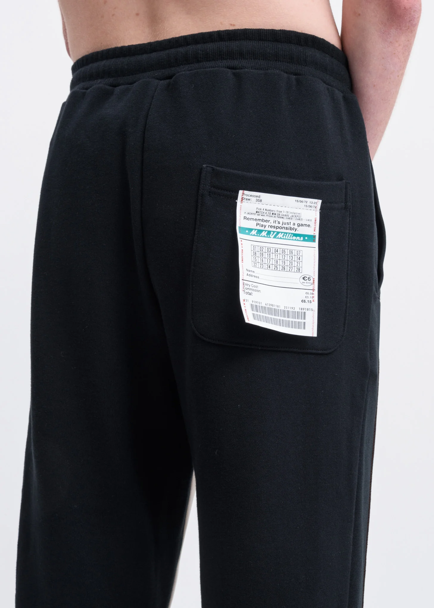 White Combined Track Pants - Image 5
