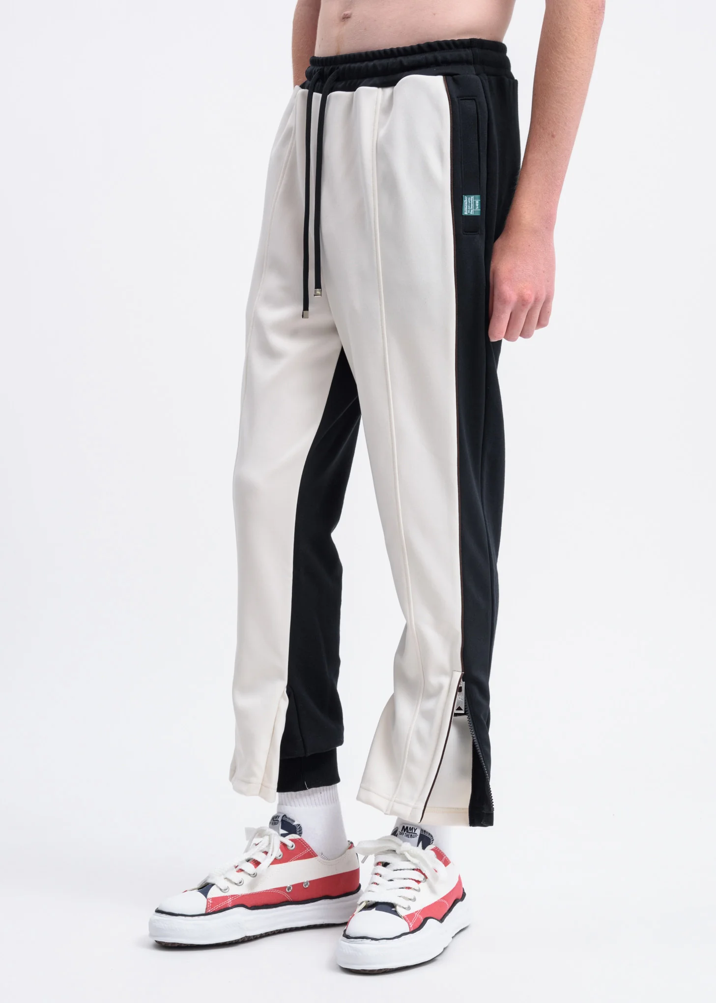 White Combined Track Pants - Image 6