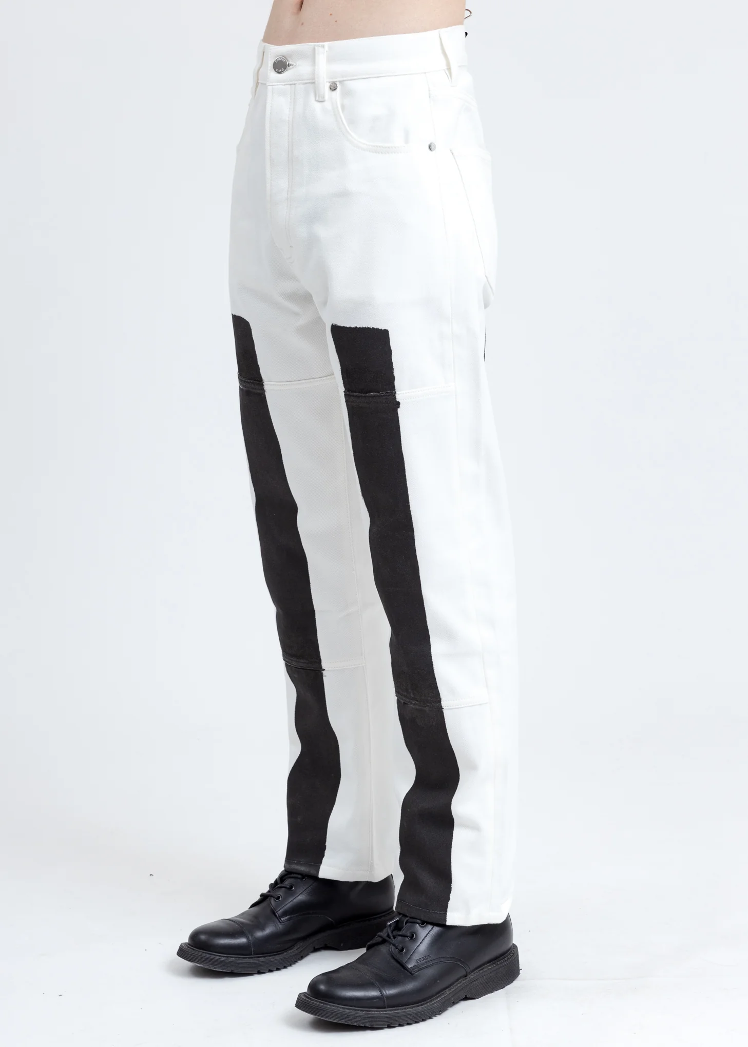 White Conner Denim Pants - Image 3