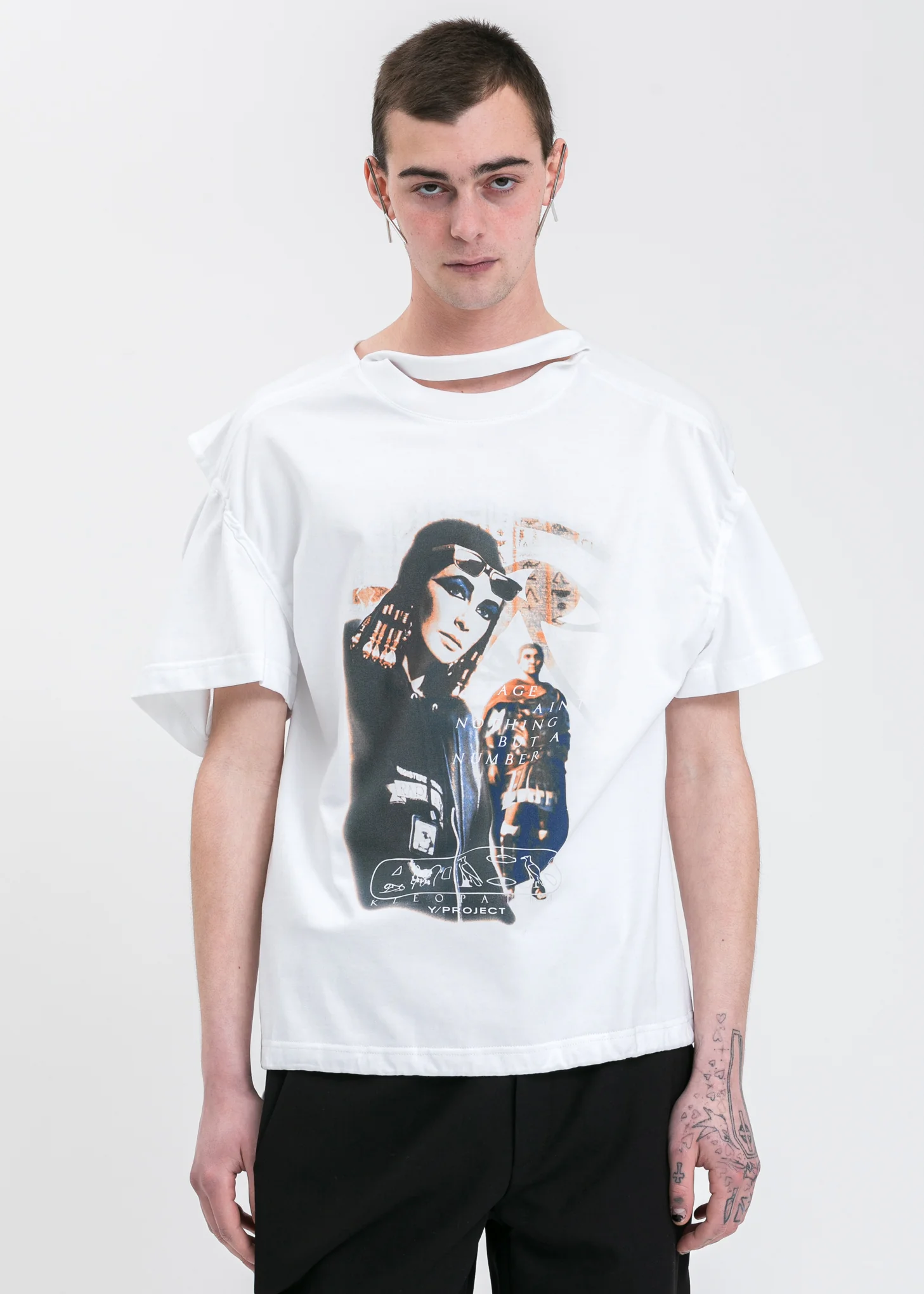 White Convertible Cleo T-Shirt