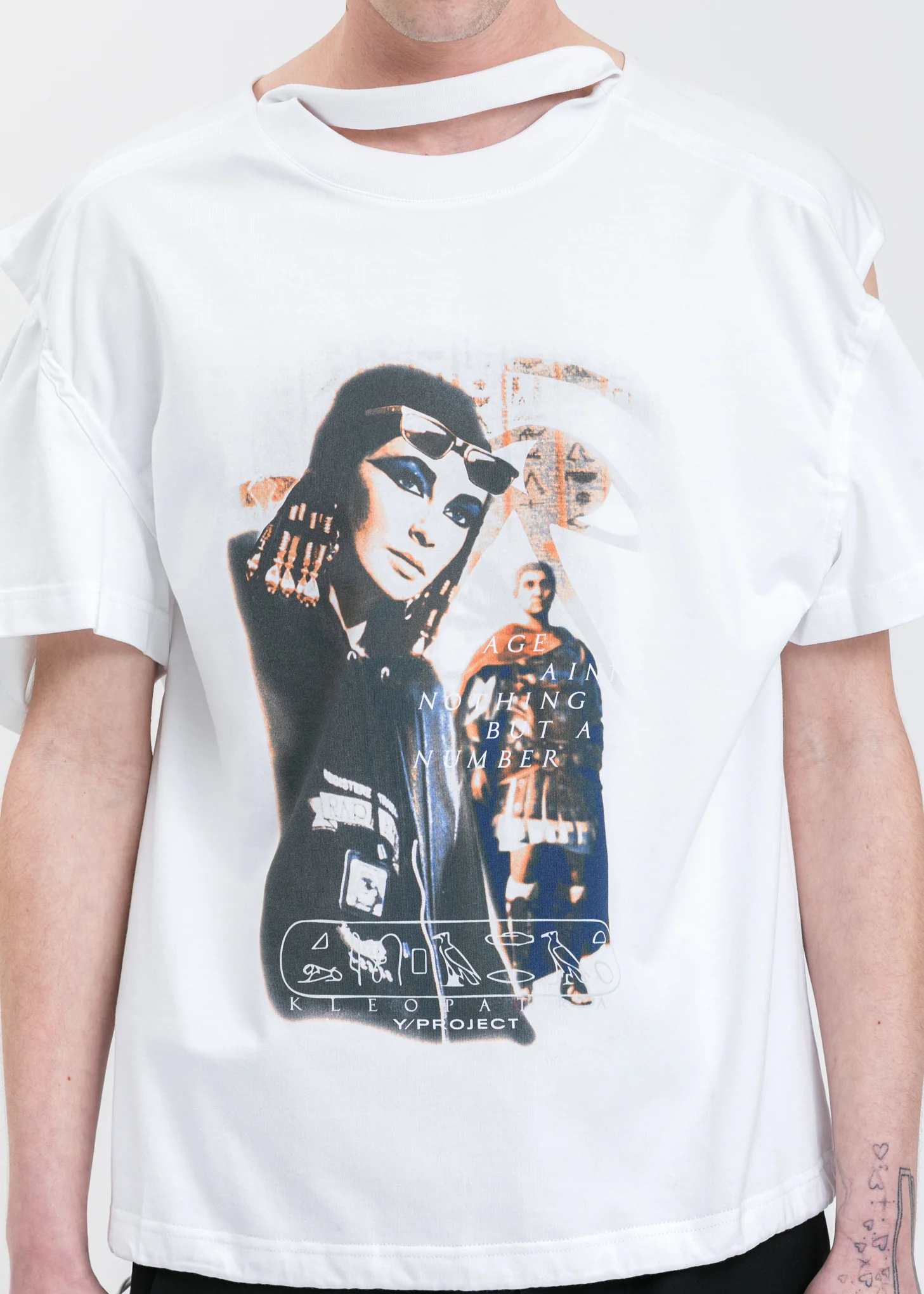 White Convertible Cleo T-Shirt - Image 5