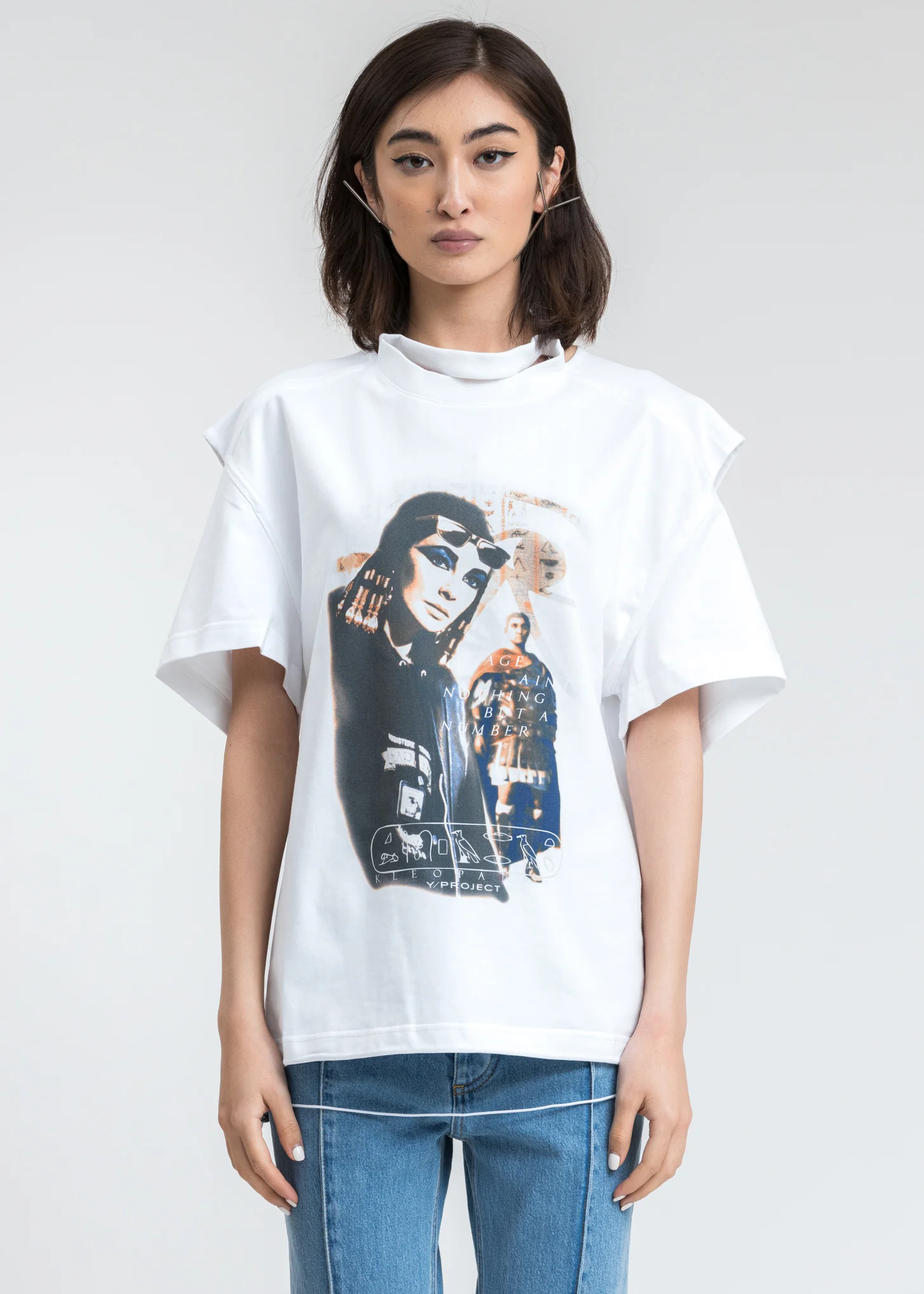 White Convertible Cleo T-Shirt