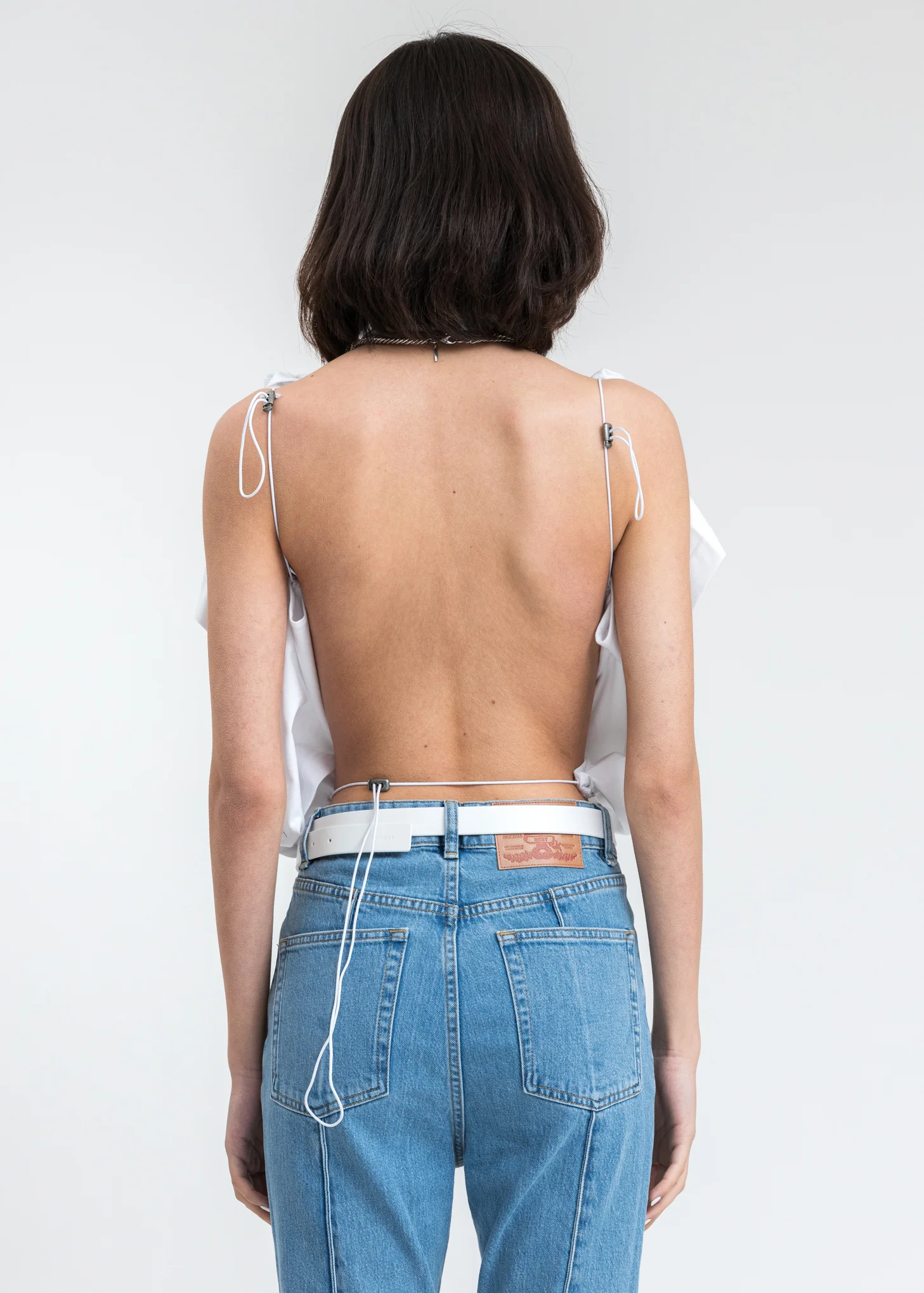 White Convertible Cleo T-Shirt - Image 9