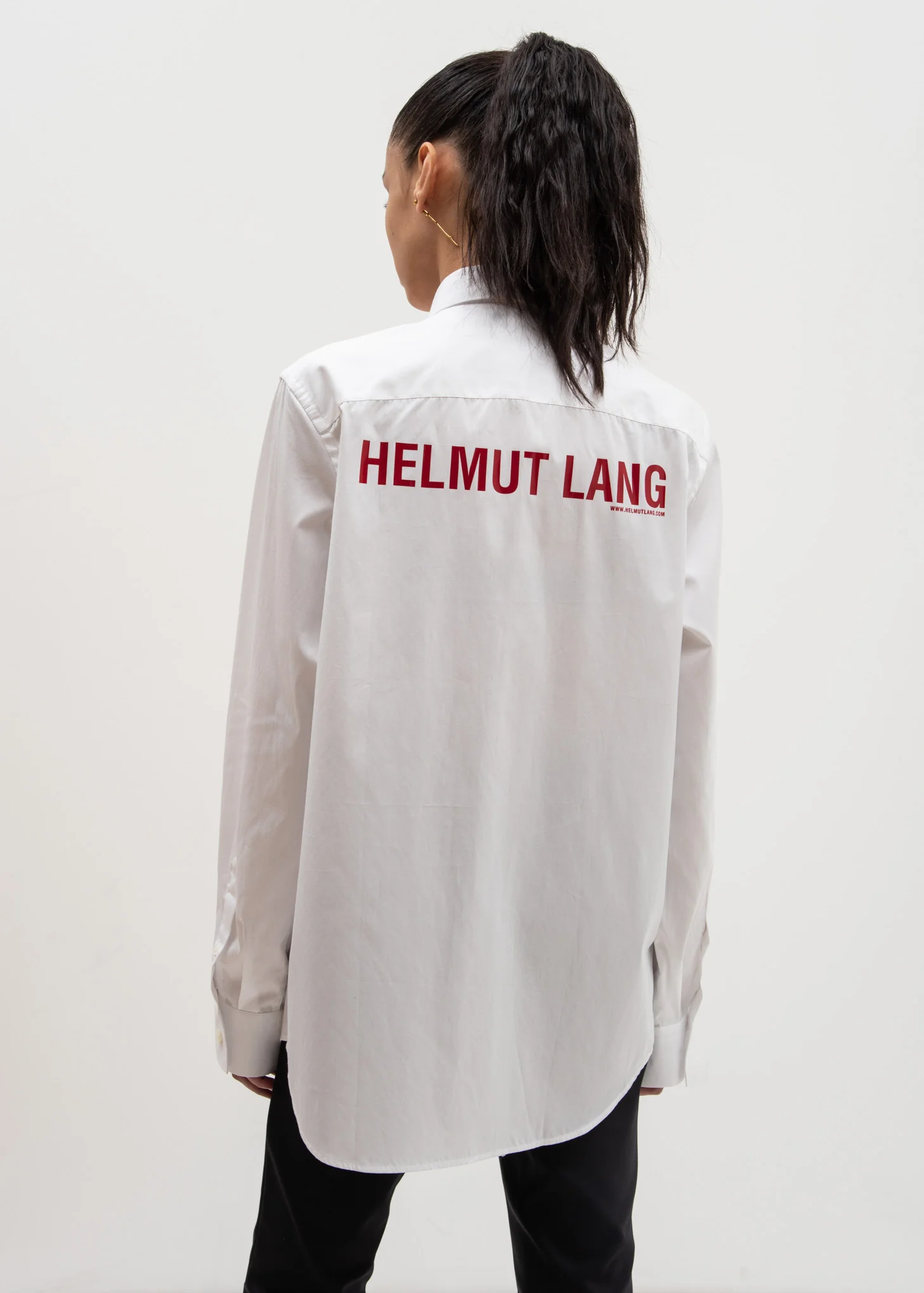 White Crimson Logo Shirt
