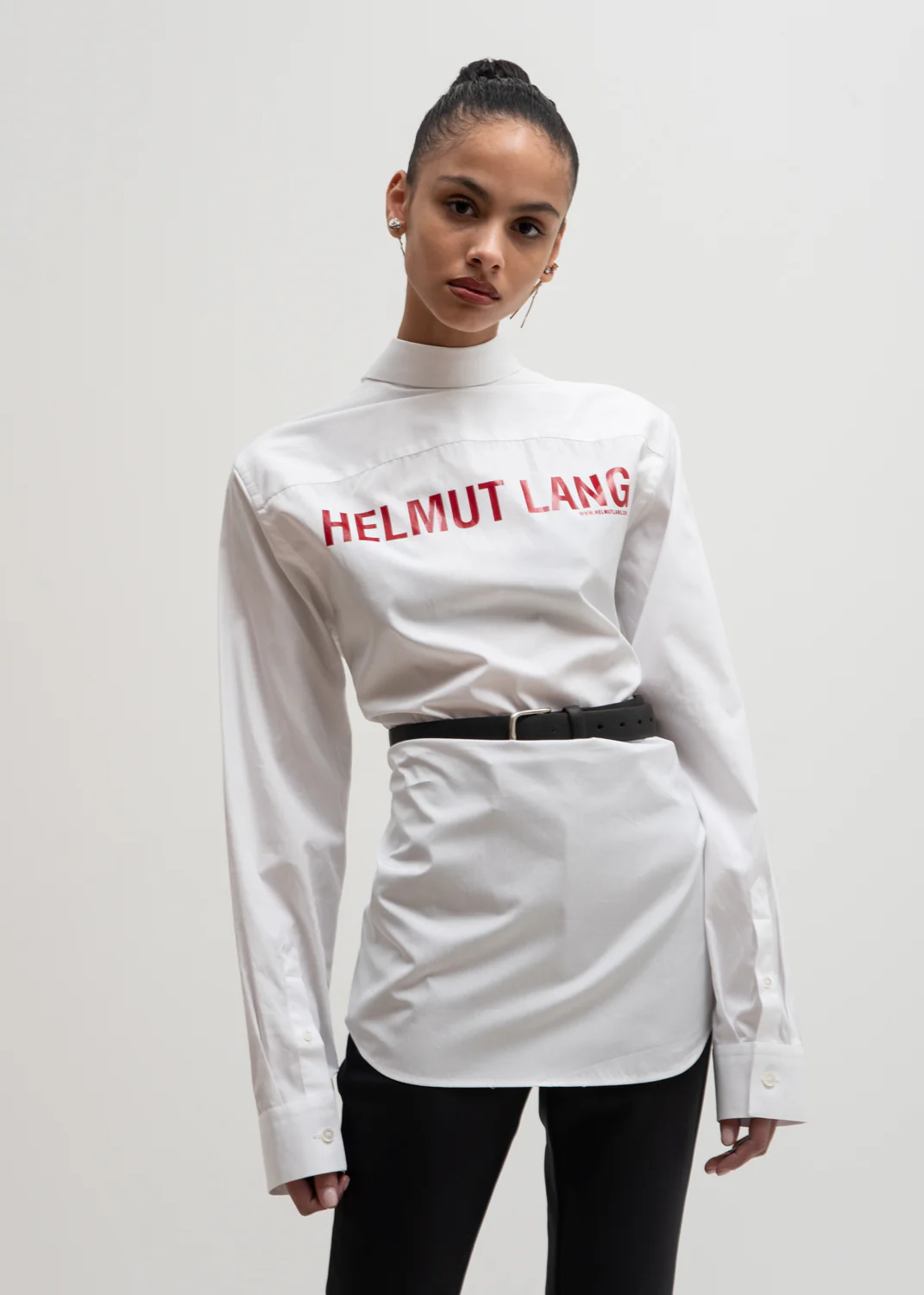 White Crimson Logo Shirt - Image 6