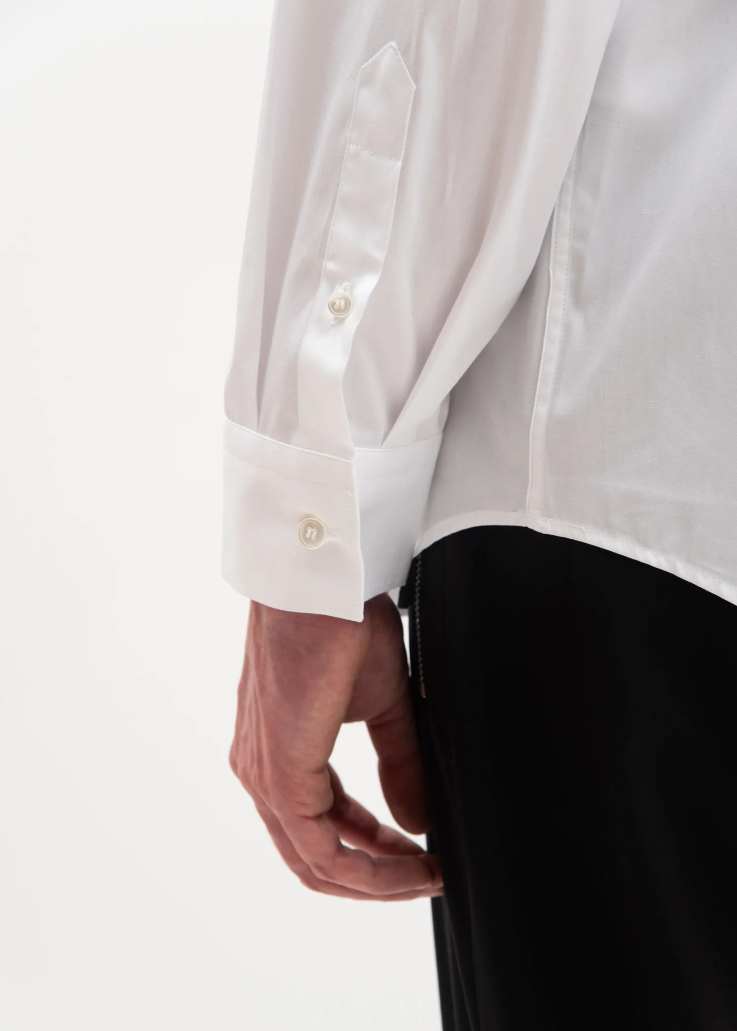 White Crimson Logo Shirt - Image 4