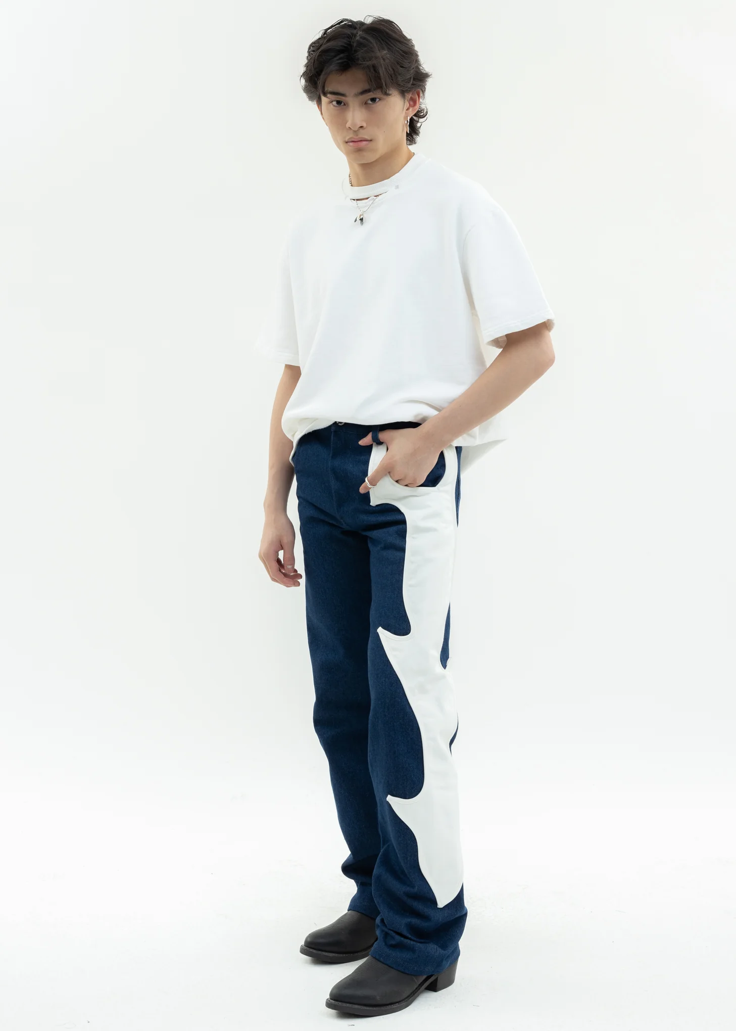 White Cut Out T-Shirt - Image 6