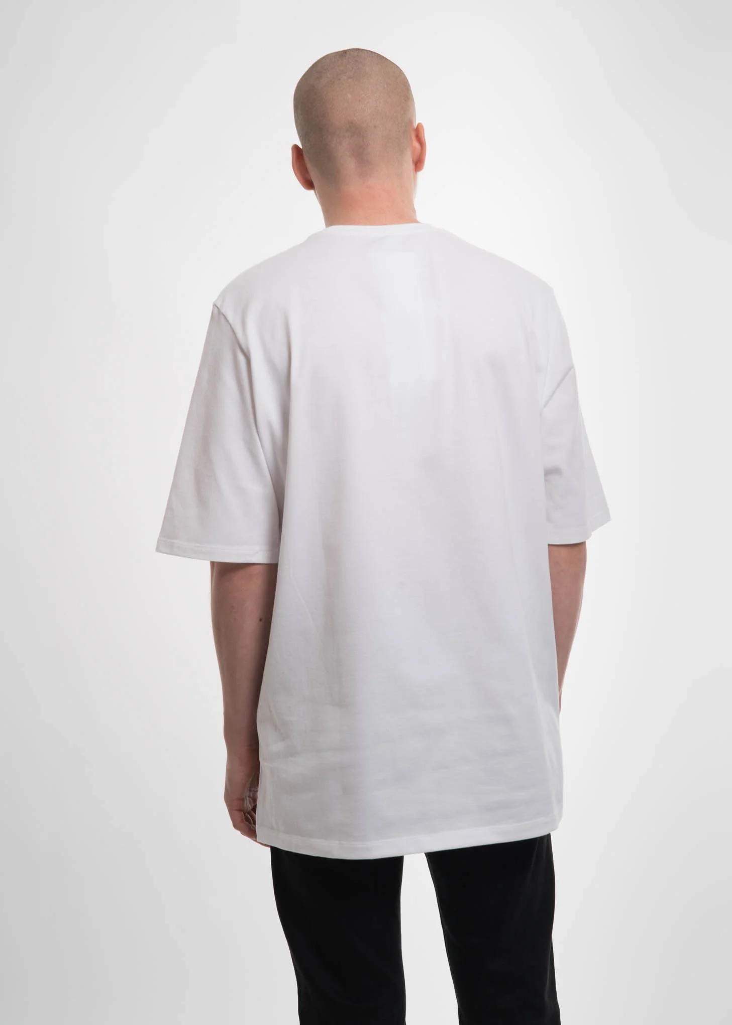 White Deadstock Embroidery T-Shirt - Image 3