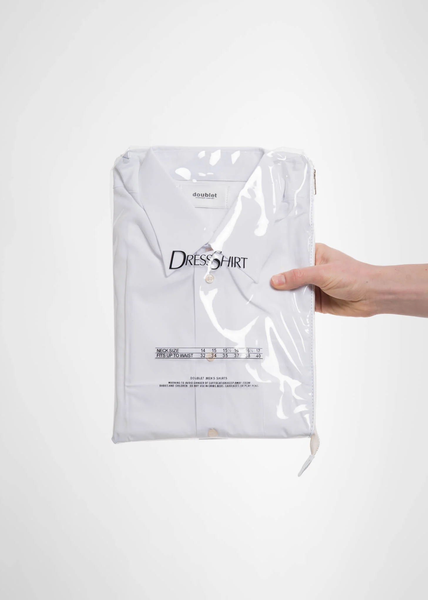 White Deadstock Package Clutch