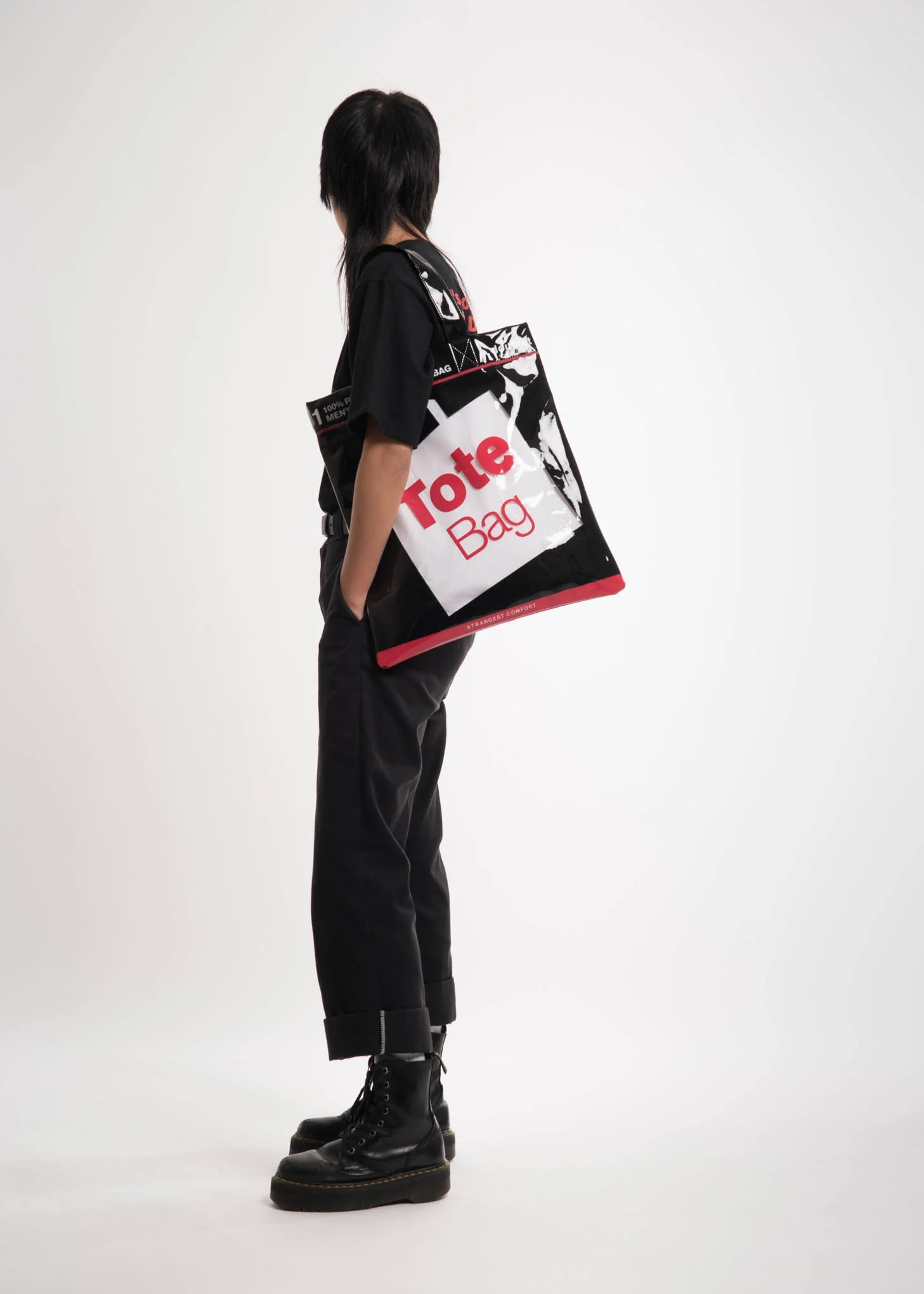 White Deadstock Tote Bag - Image 2