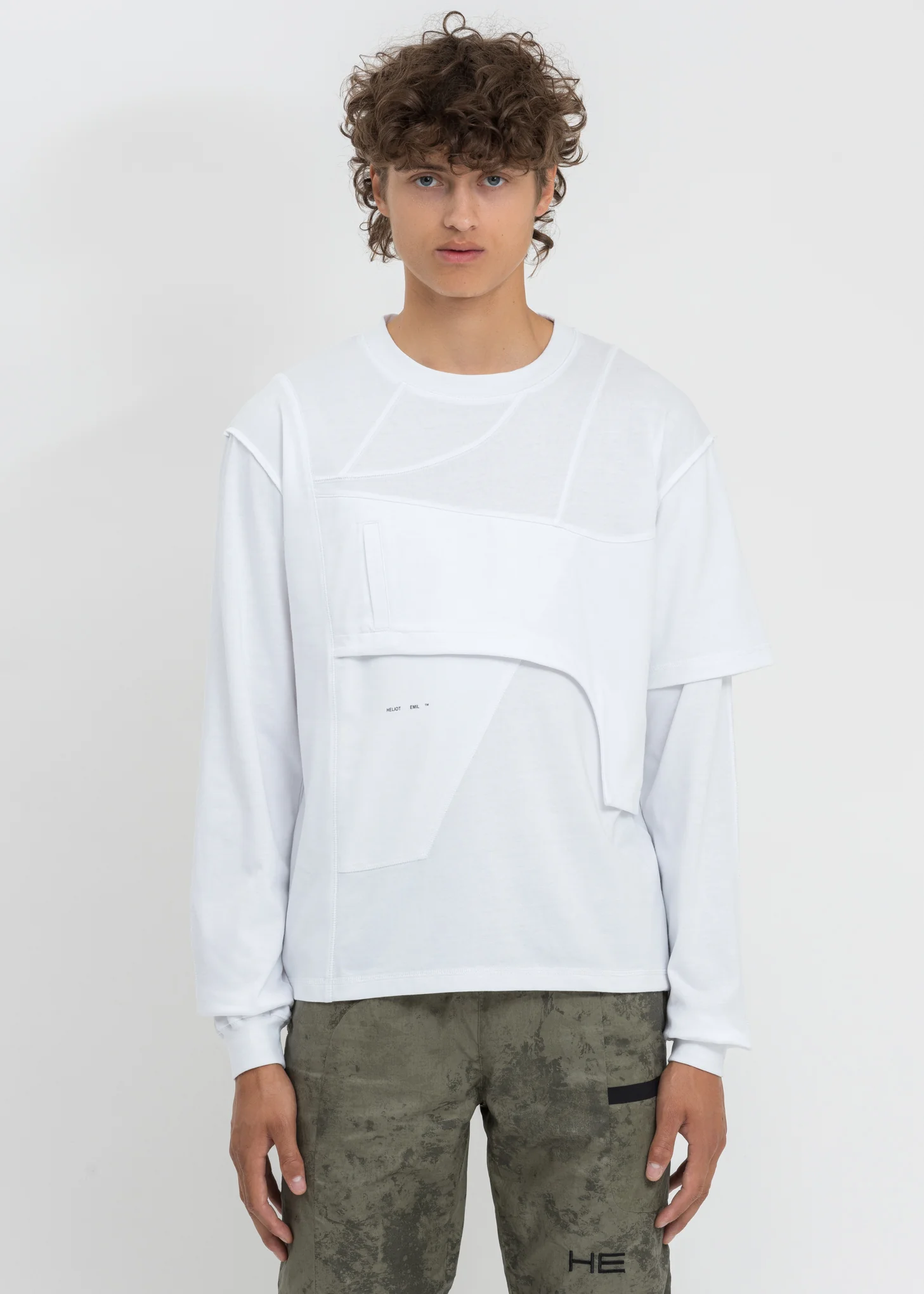 White Deconstructed Shirt